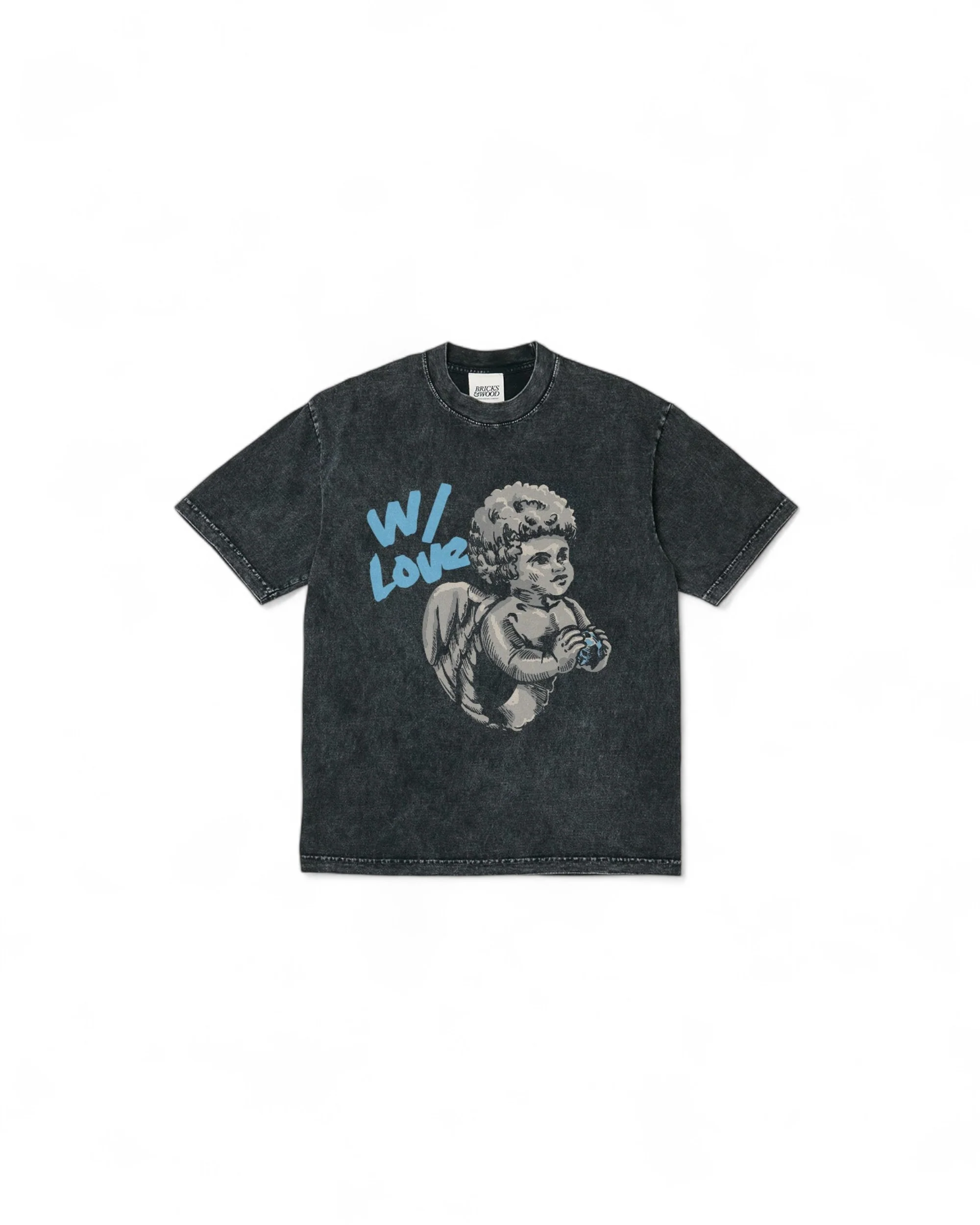 Cherub Tee - Mineral Wash Black