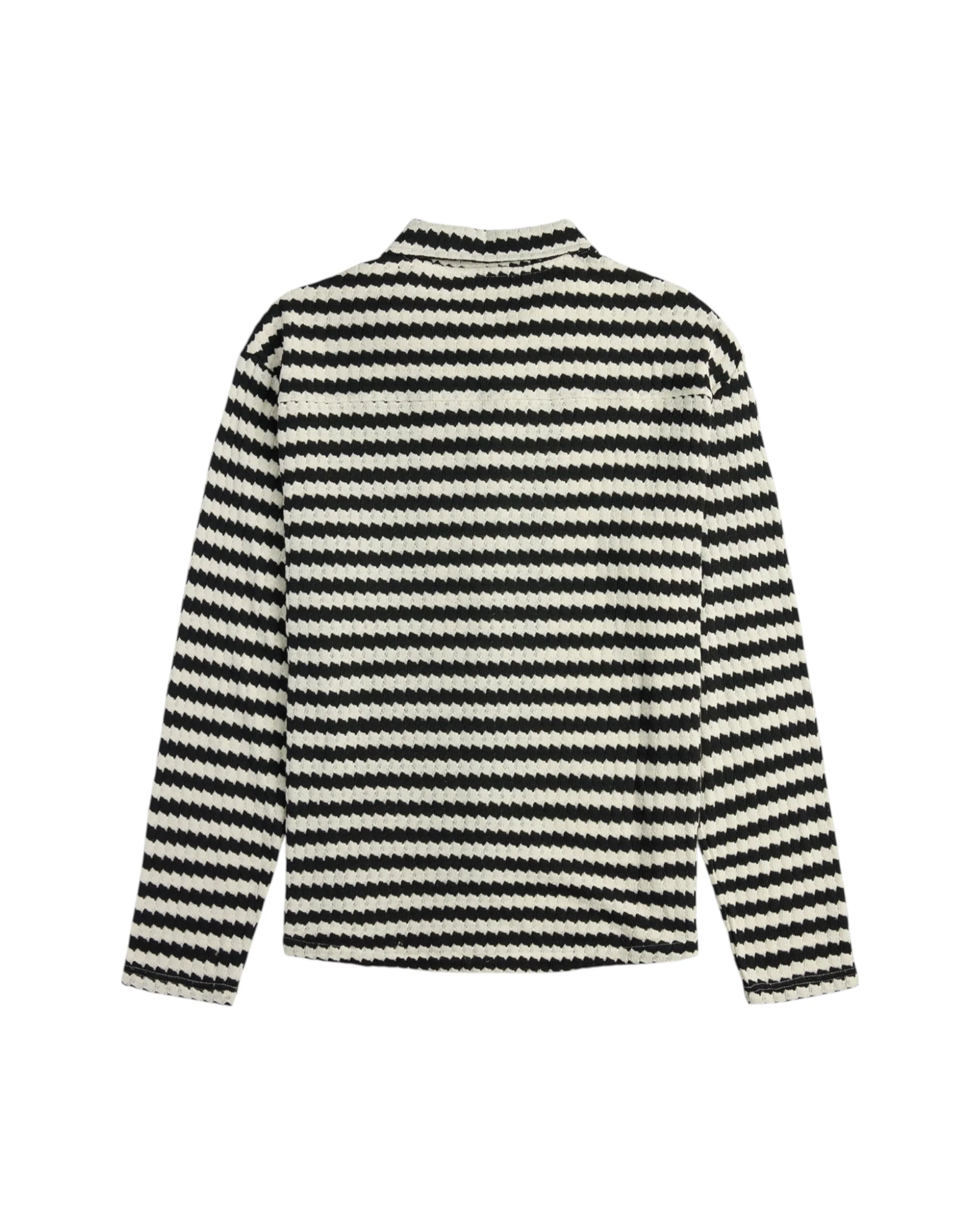 Chevron Jacquard Knit Shirt - Image 3