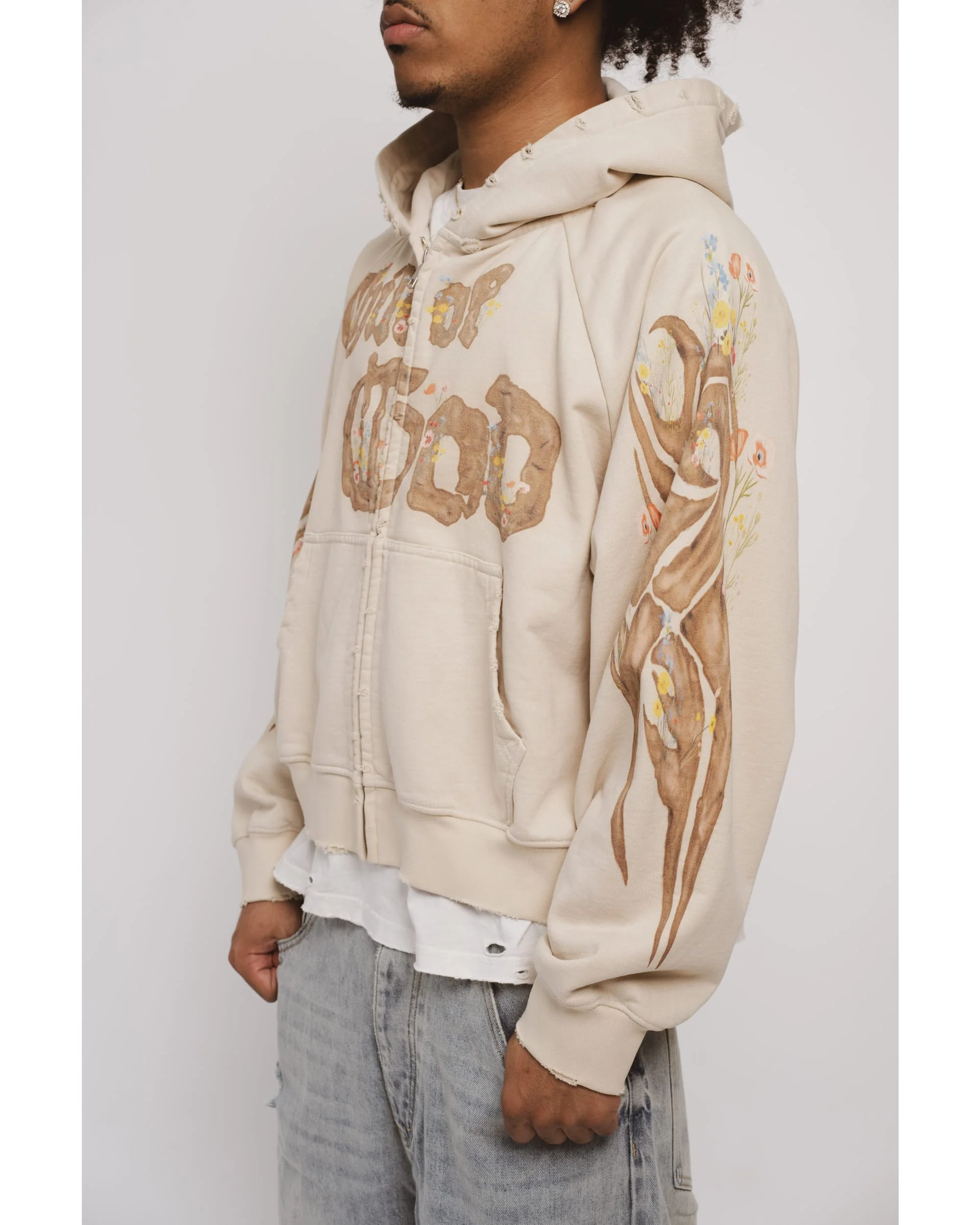 "Child of God" Zip Up (Apricot) - Image 7