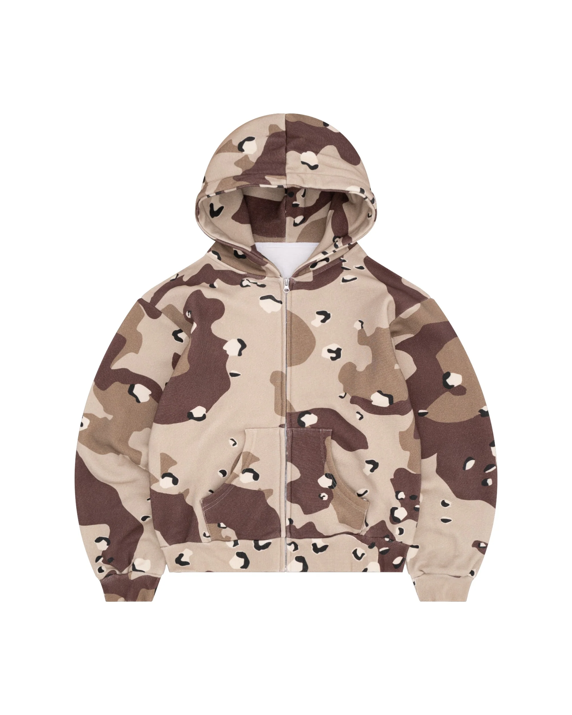 Chip Camo Zip Hoodie