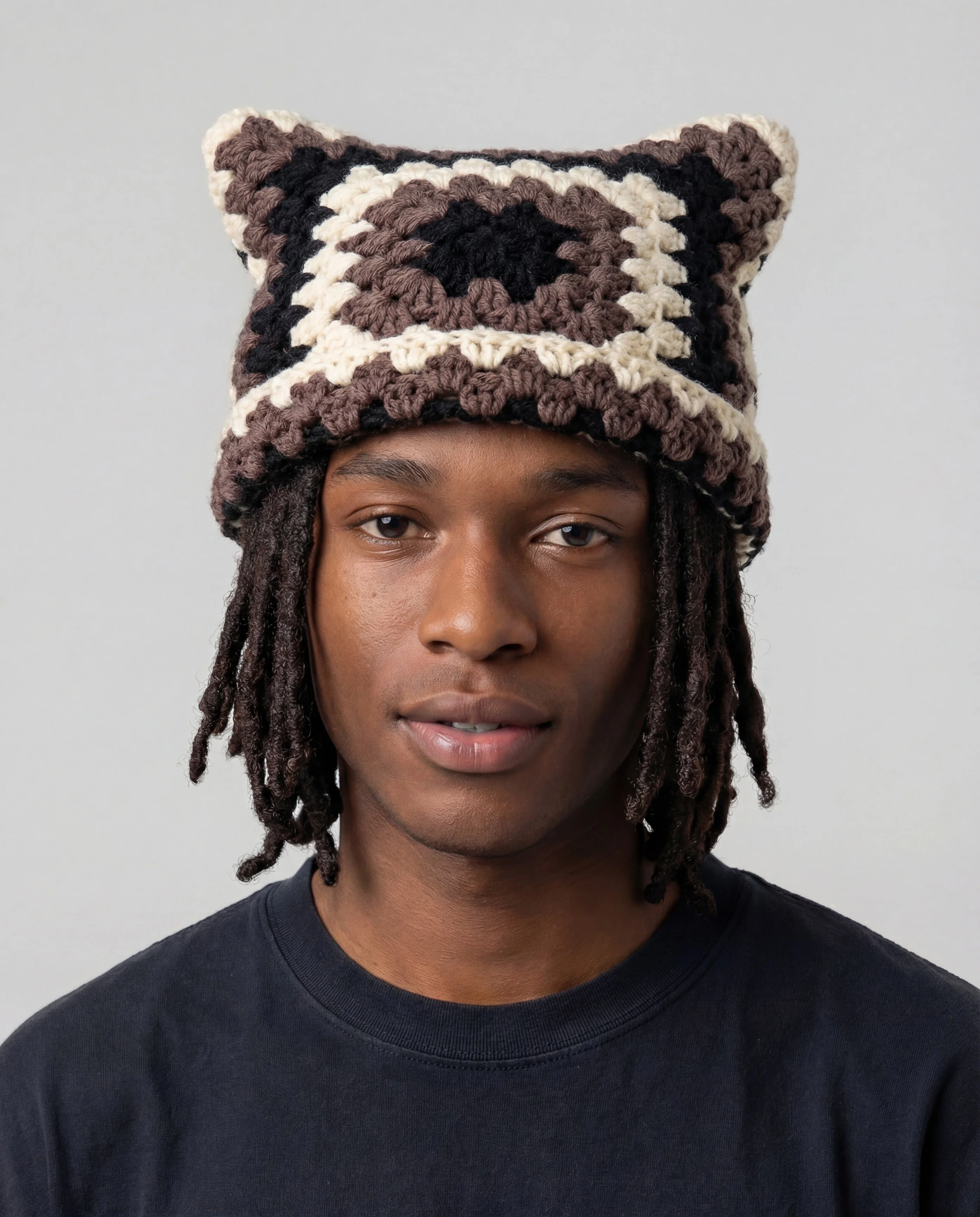 Chocolate Box Crochet Cat Hat - Image 2