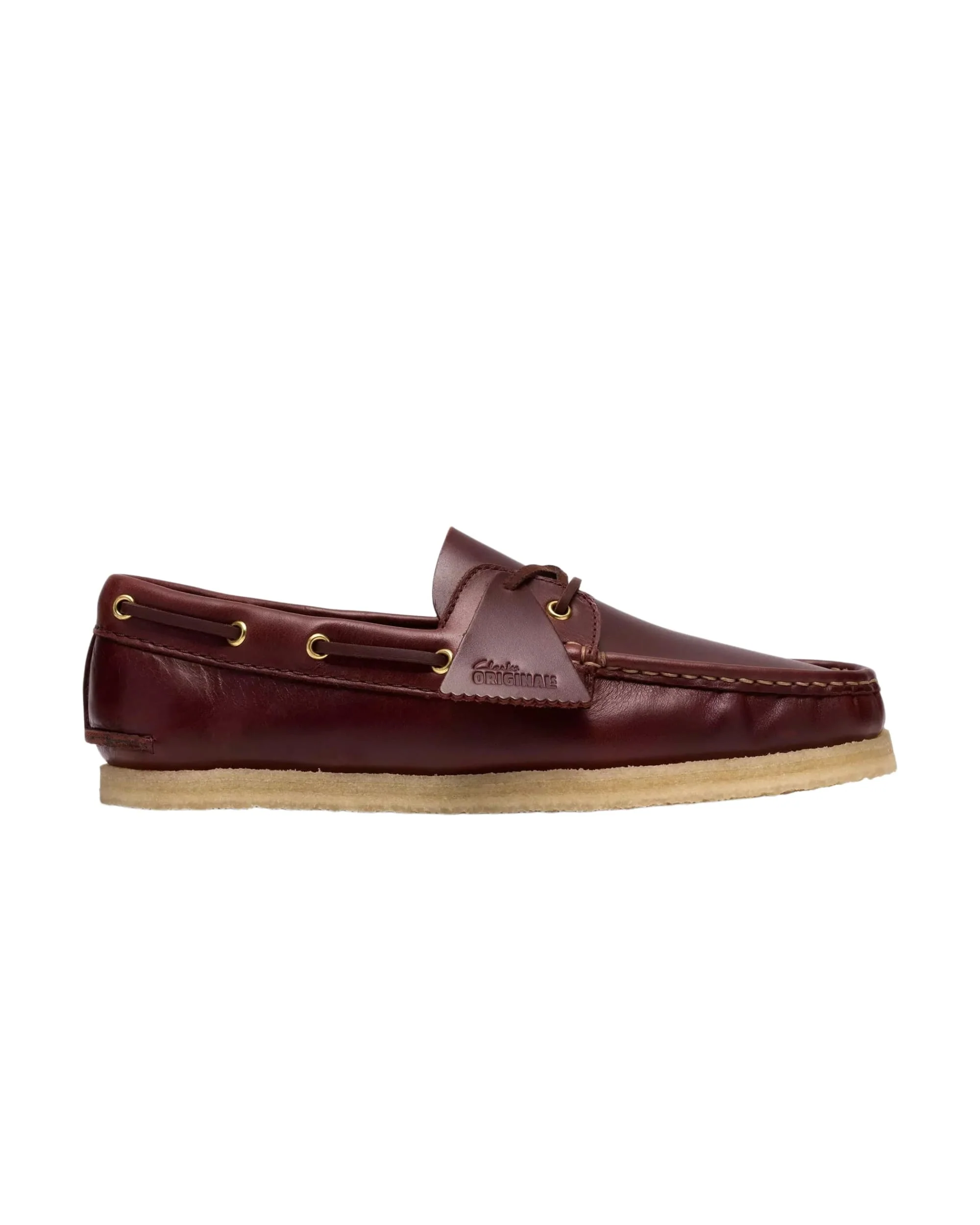 Clarks Godney Boat Shoe - British Tan Leather