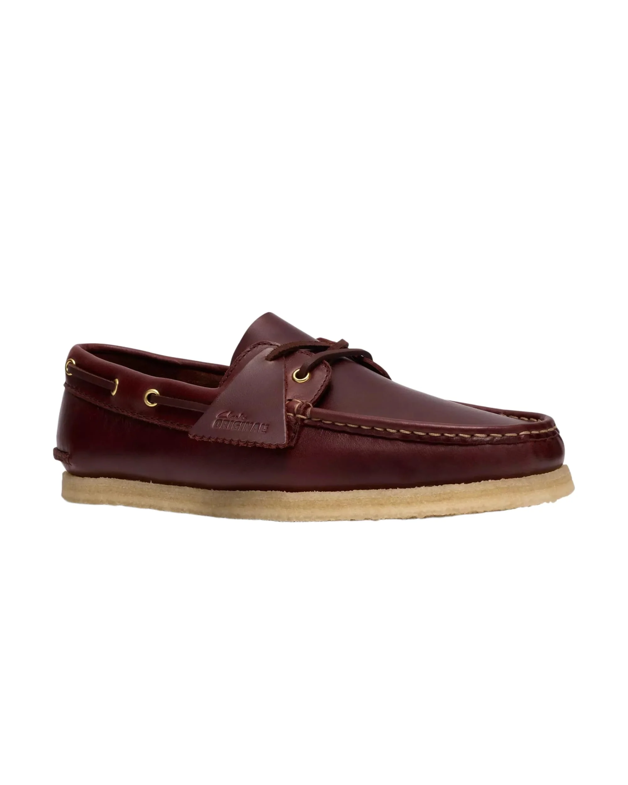 Clarks Godney Boat Shoe - British Tan Leather - Image 3