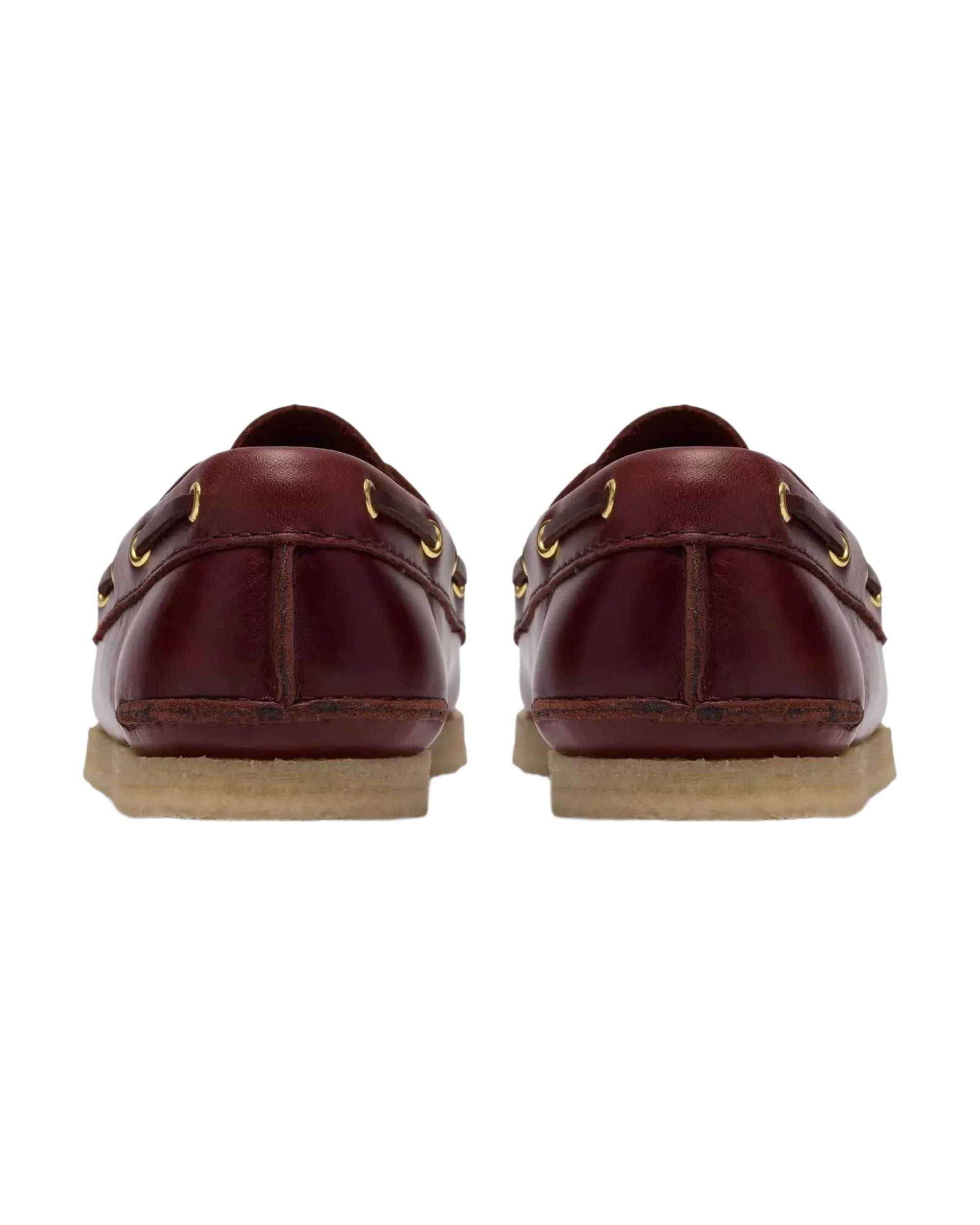 Clarks Godney Boat Shoe - British Tan Leather - Image 5
