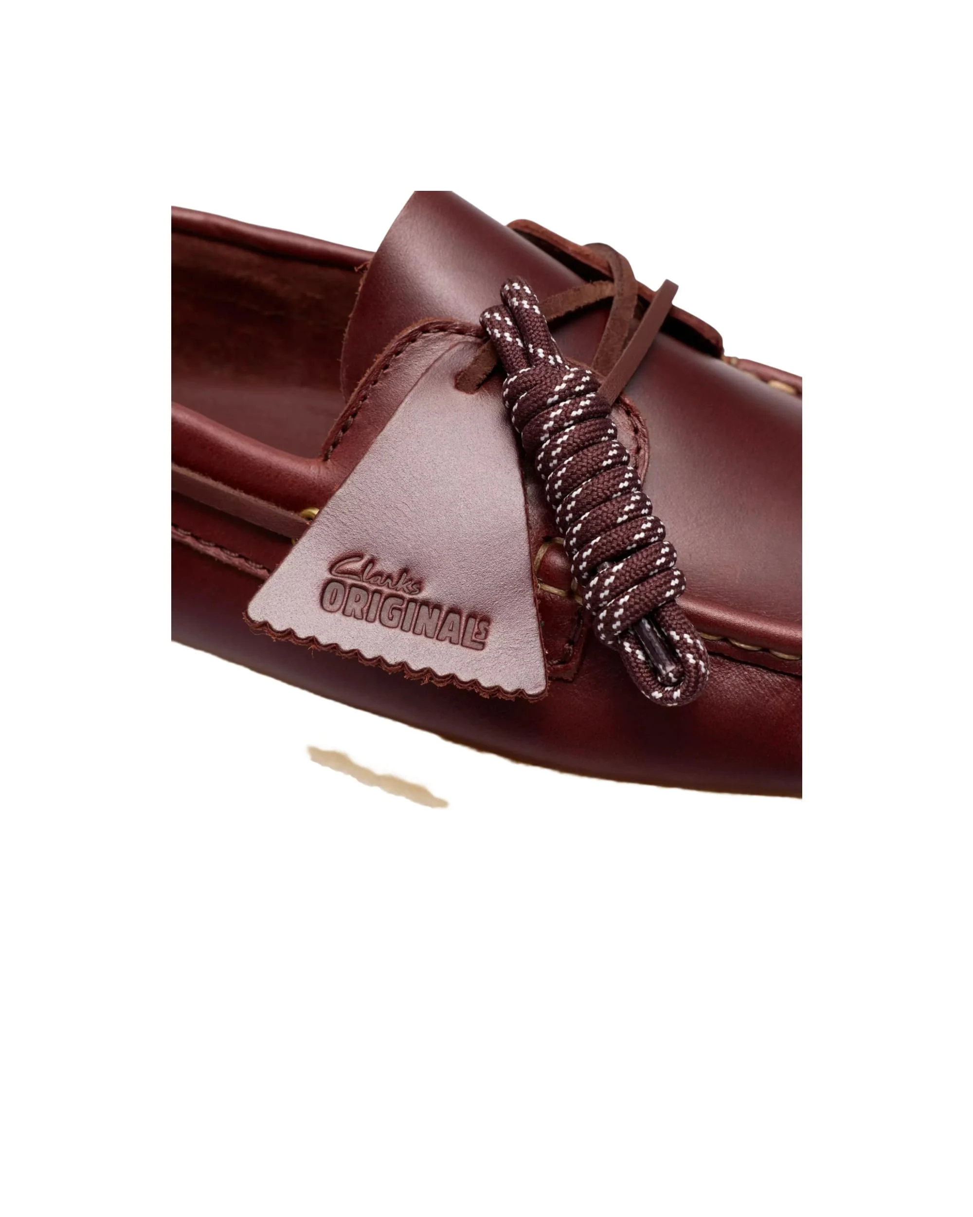 Clarks Godney Boat Shoe - British Tan Leather - Image 8