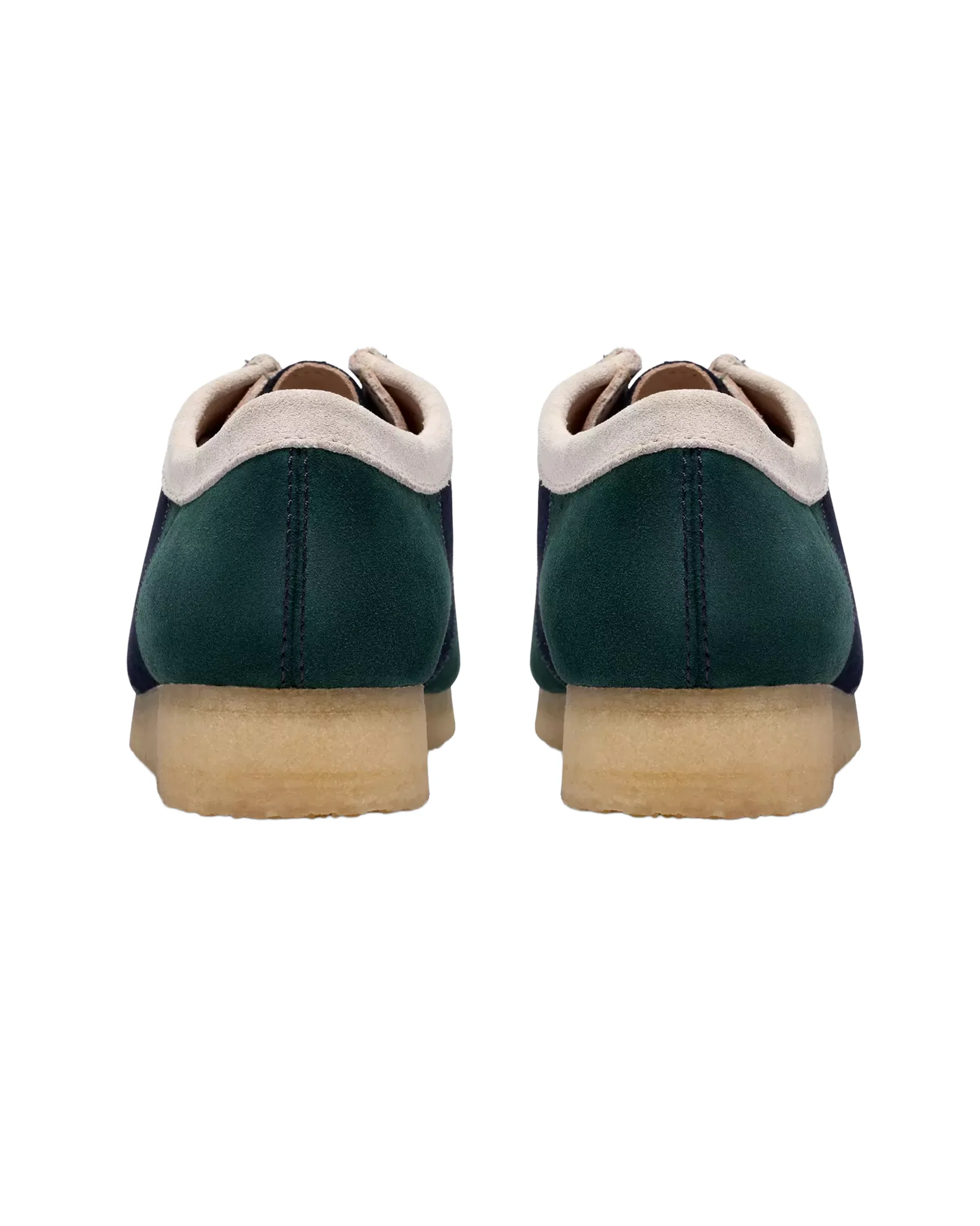 Clarks Wallabee - Blue/Green Stripe - Image 5