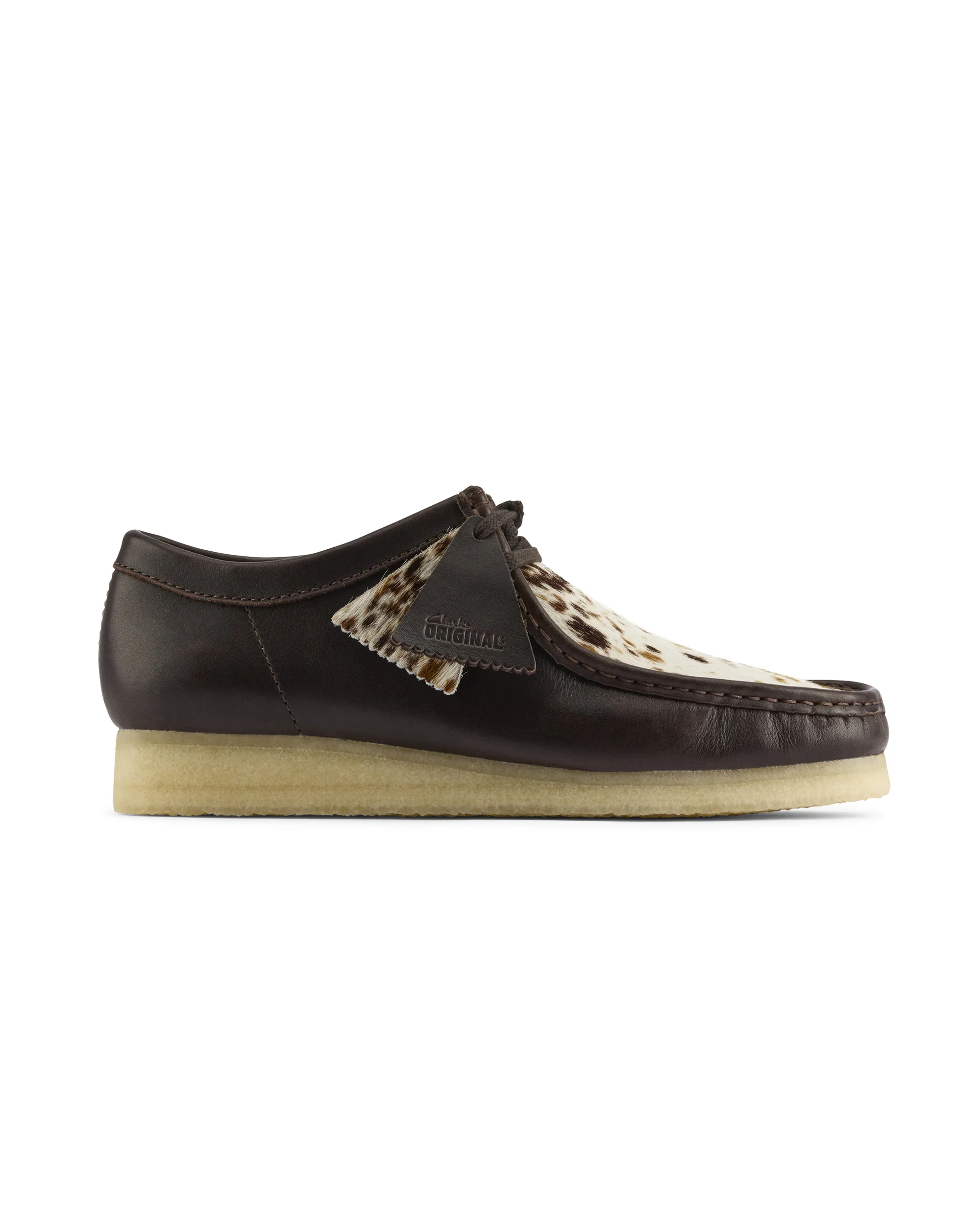 CLARKS WALLABEE HAIR ON PACK - BROWN