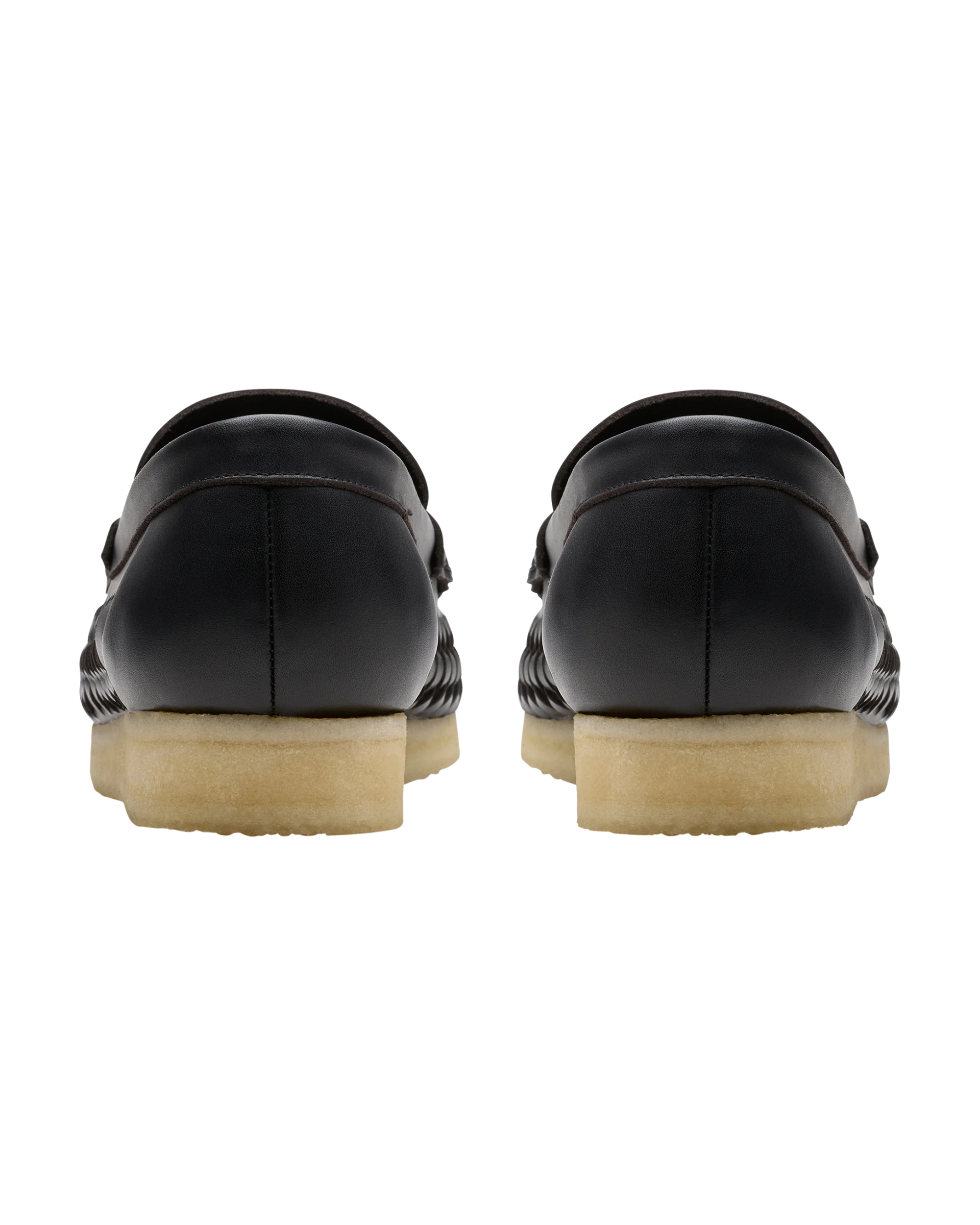 Clarks Wallabee Penny Weave - Black - Image 5