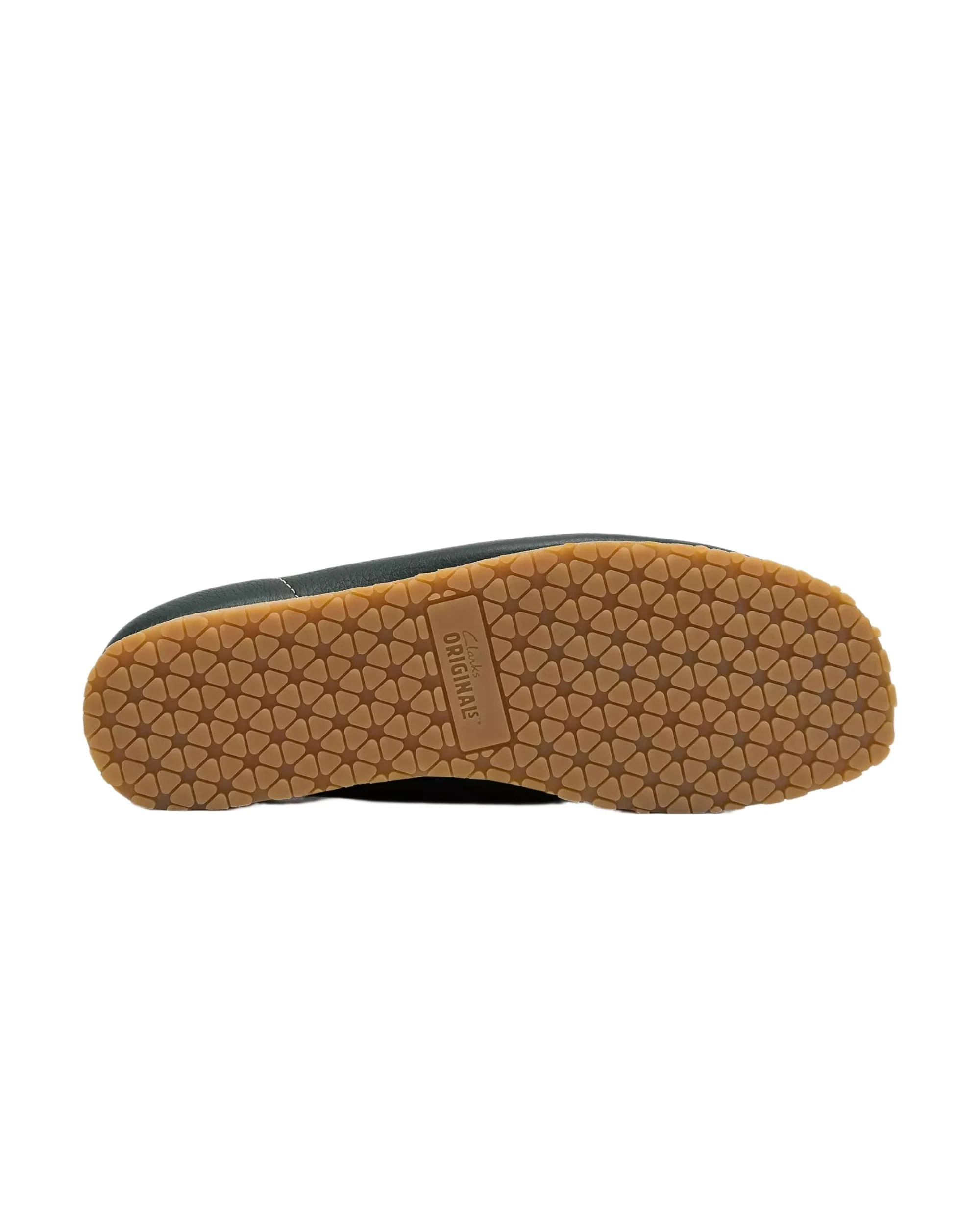 Clarks Wallabee RB - Dark Green Leather - Image 10