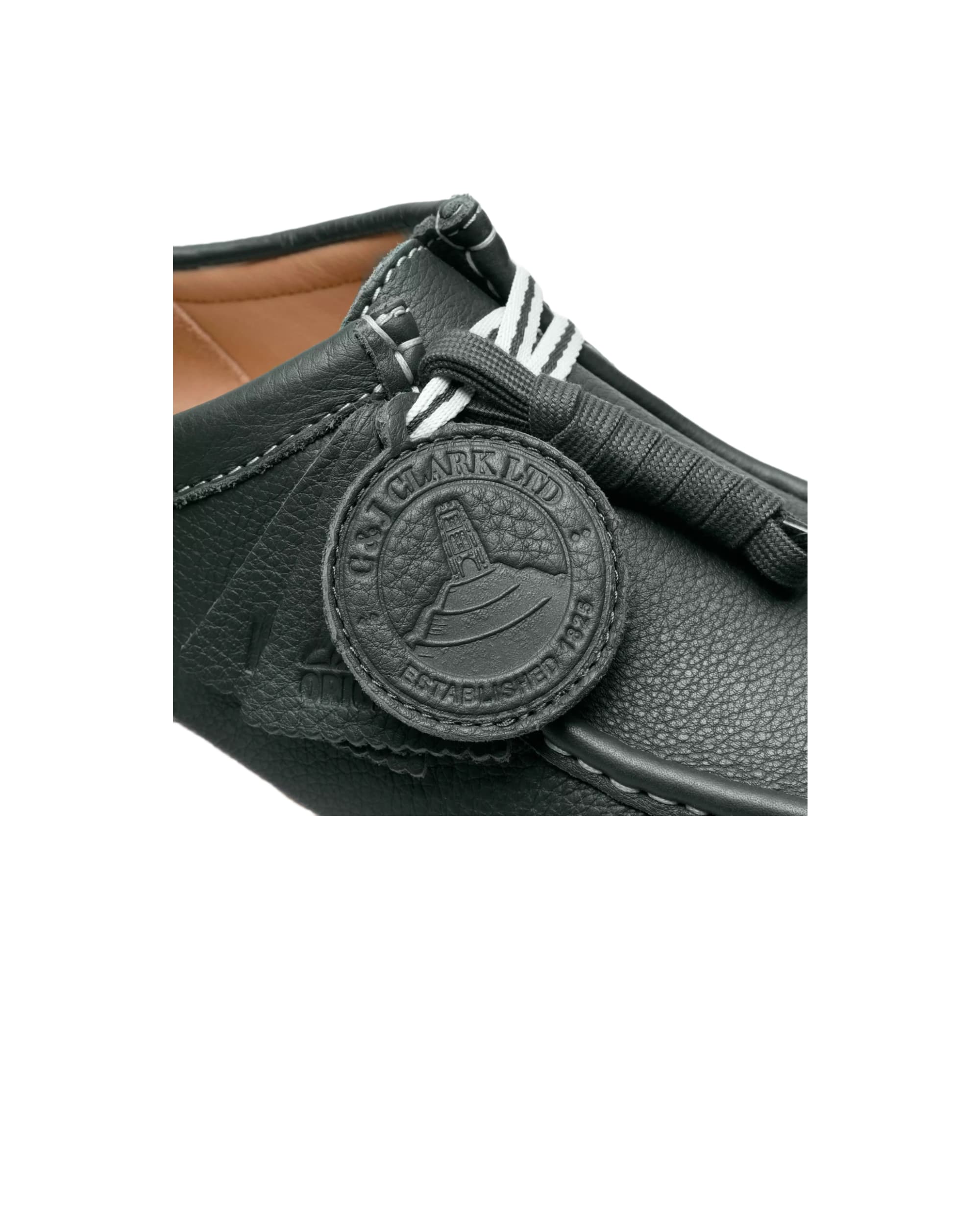 Clarks Wallabee RB - Dark Green Leather - Image 8