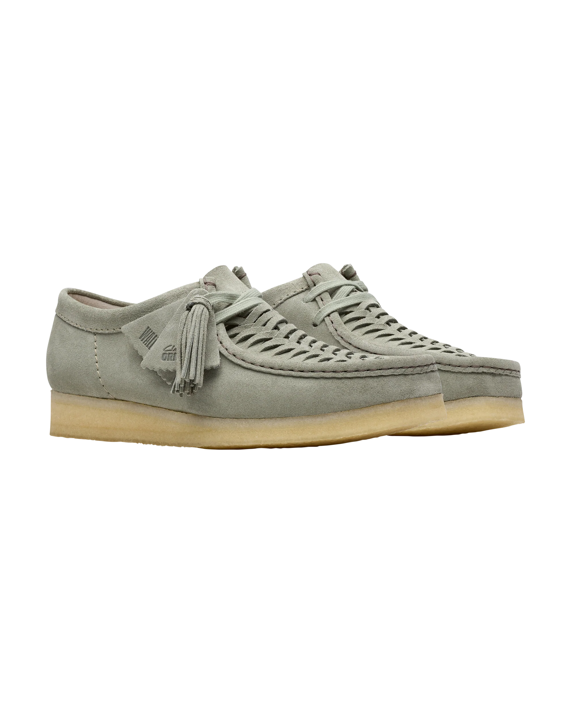 Clarks Wallabee Weave - Sage - Image 3
