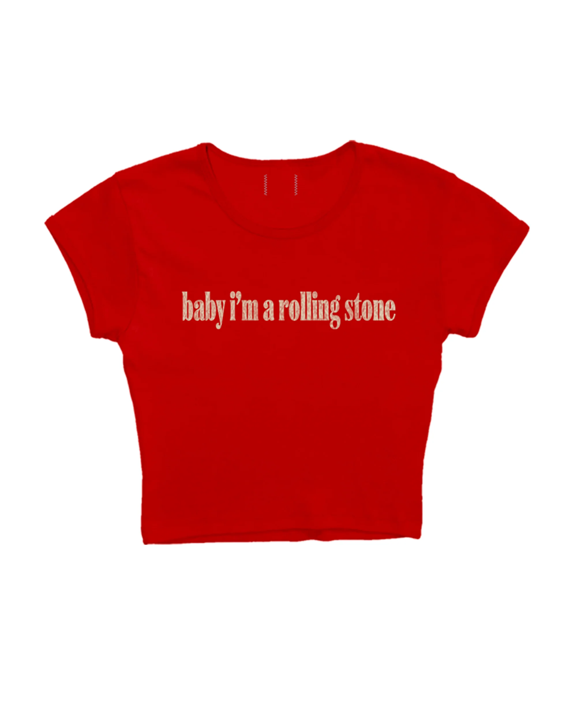 cliché red baby tee