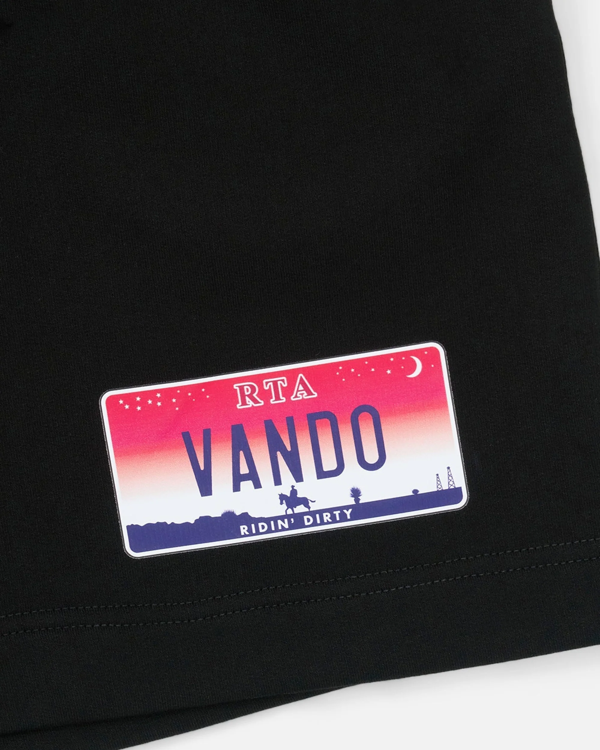 CLYDE SHORT | BLACK LICENSE PLATE - Image 3