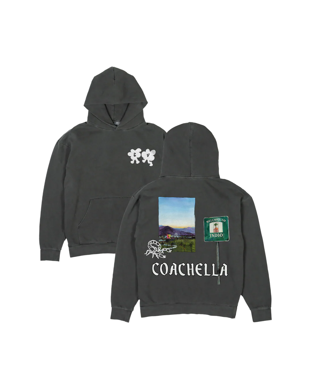 Coachella Valley Watercolors Hoodie - Image 3