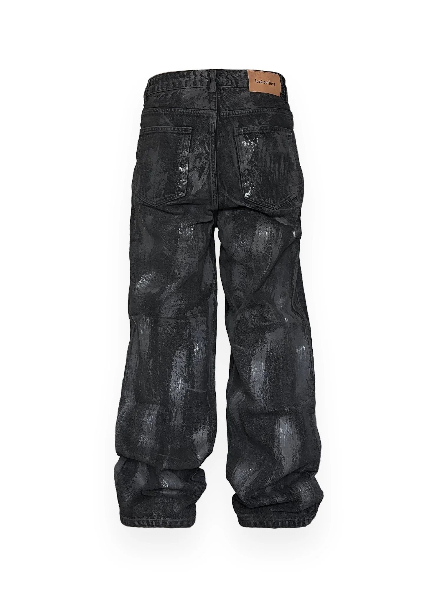 COATED DENIM - BLACK - Image 7