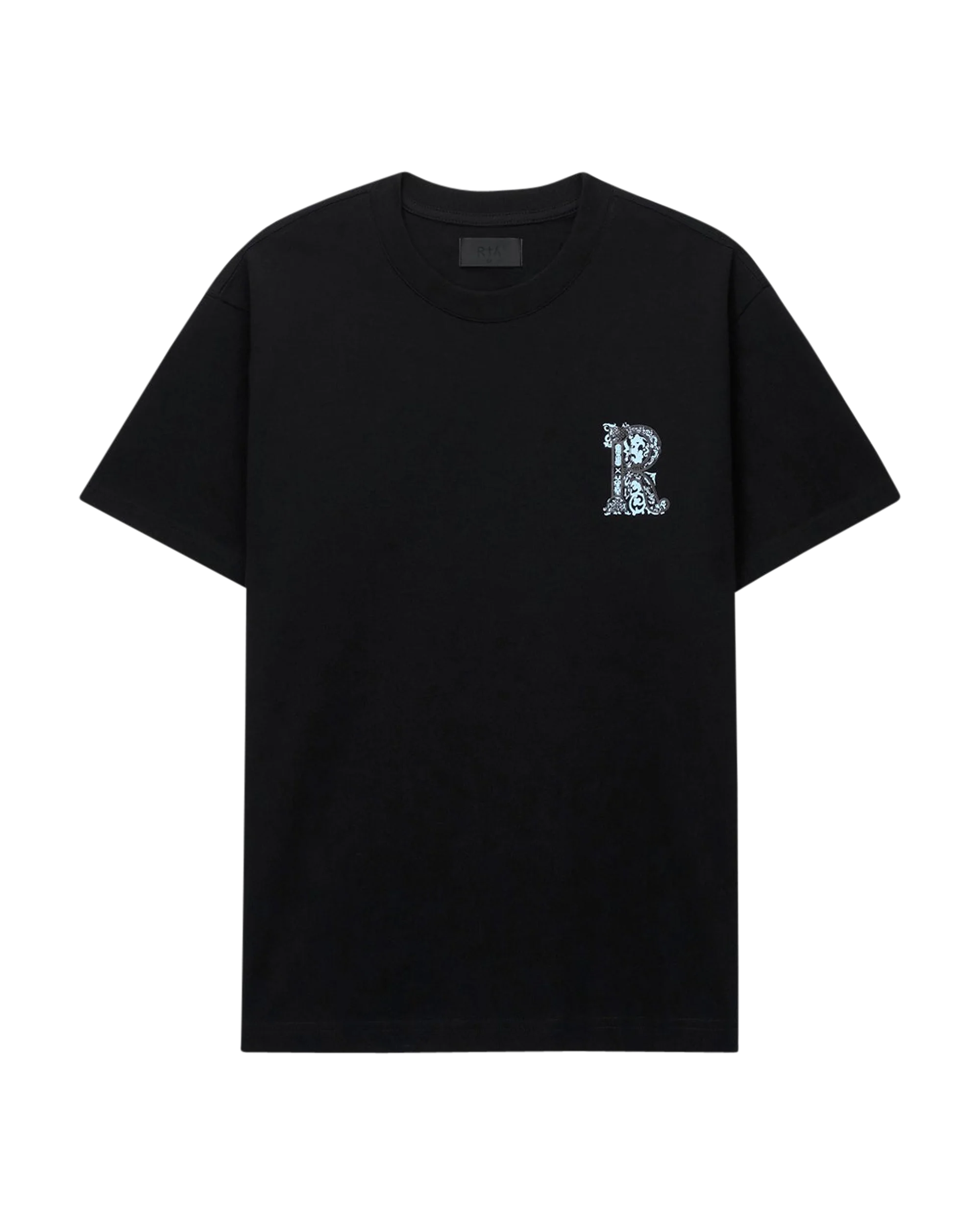 COLIN OVERSIZED SHORT SLEEVE TEE | BLACK SINGLE R - Image 2