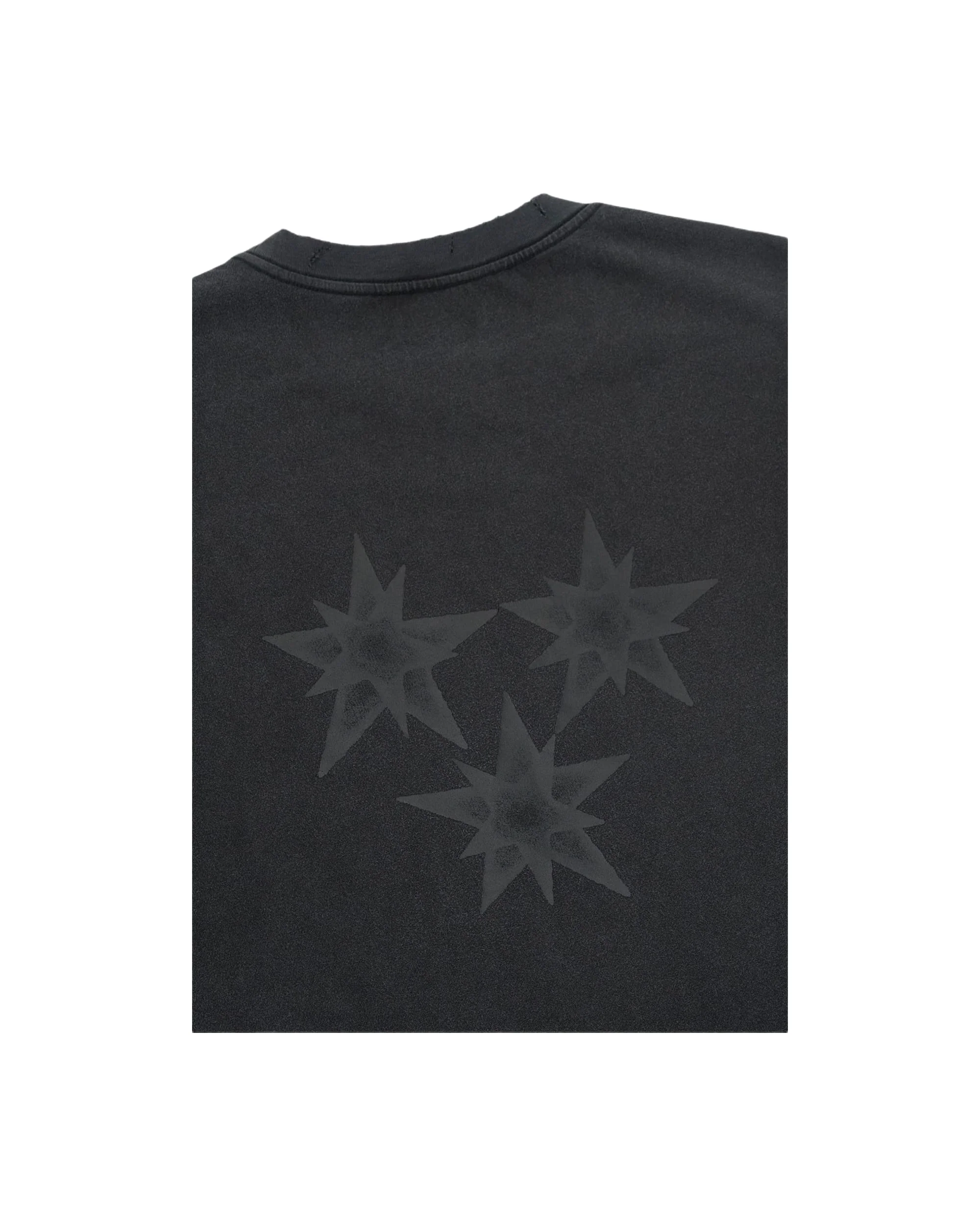 COLIN OVERSIZED SHORT SLEEVE TEE | BLACK SMOKY STARS - Image 5