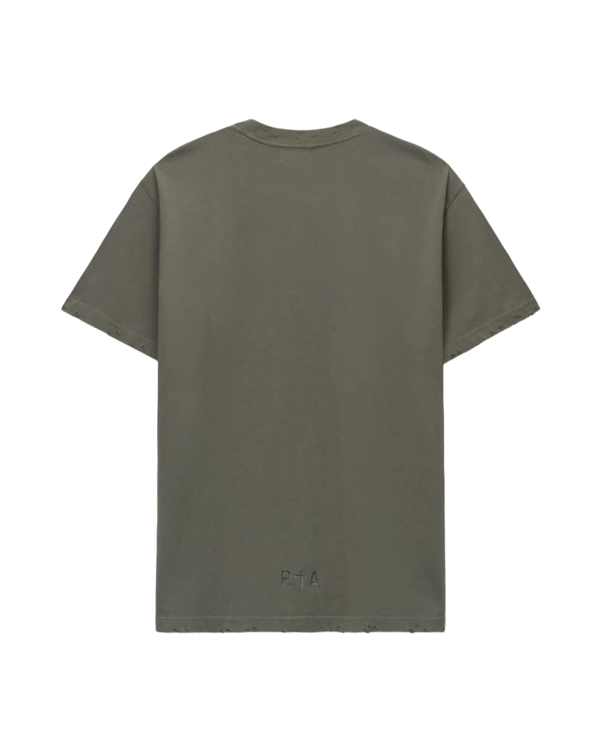 COLIN OVERSIZED SHORT SLEEVE TEE | OLIVE CYBER SIGILISM - Image 2