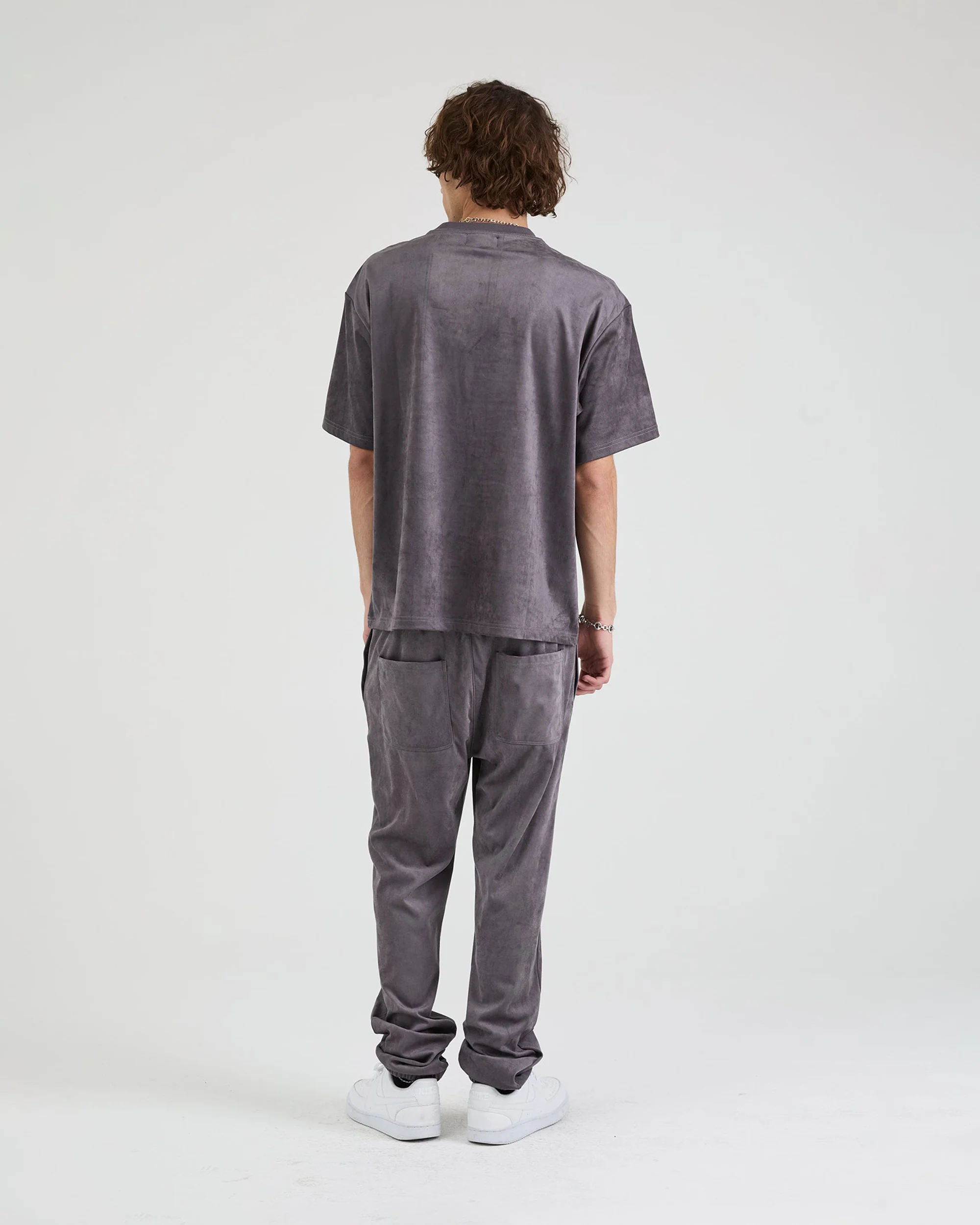 COLIN OVERSIZED SHORT SLEEVE TEE | STONE SCRIPT LOGO - Image 7