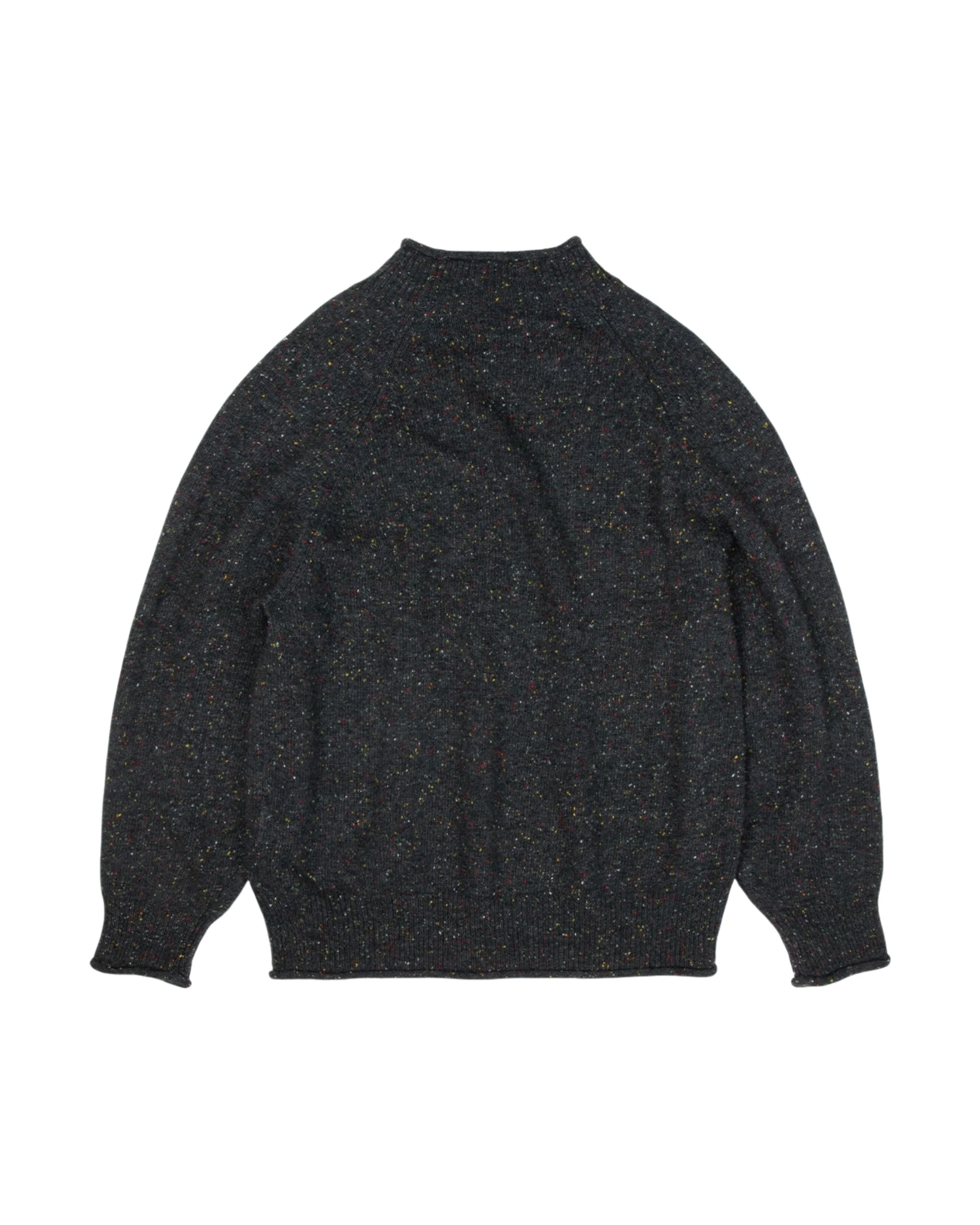 Colorful Speckled Mock-Neck Sweater - Image 2
