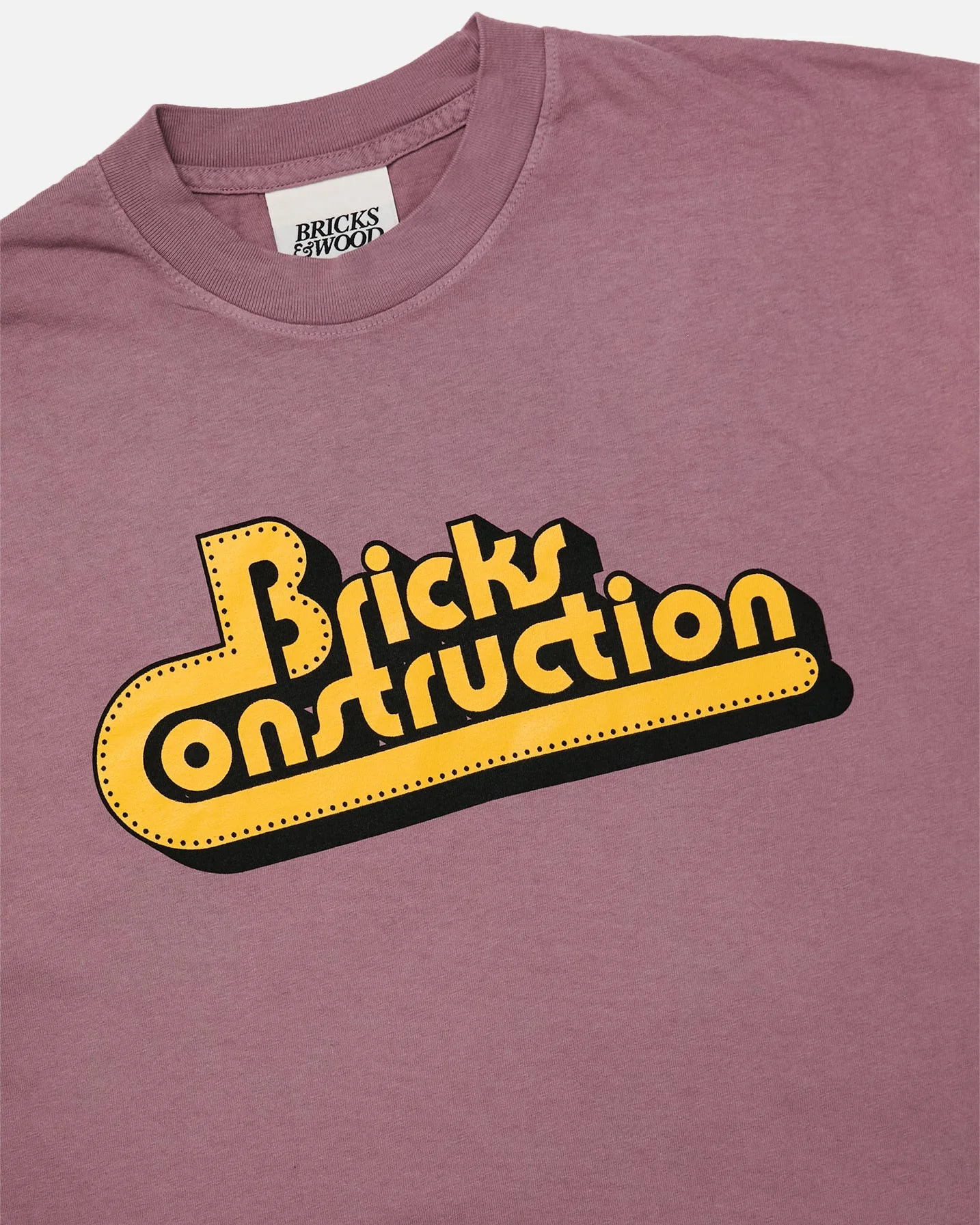 Construction Tee - Mauve - Image 2