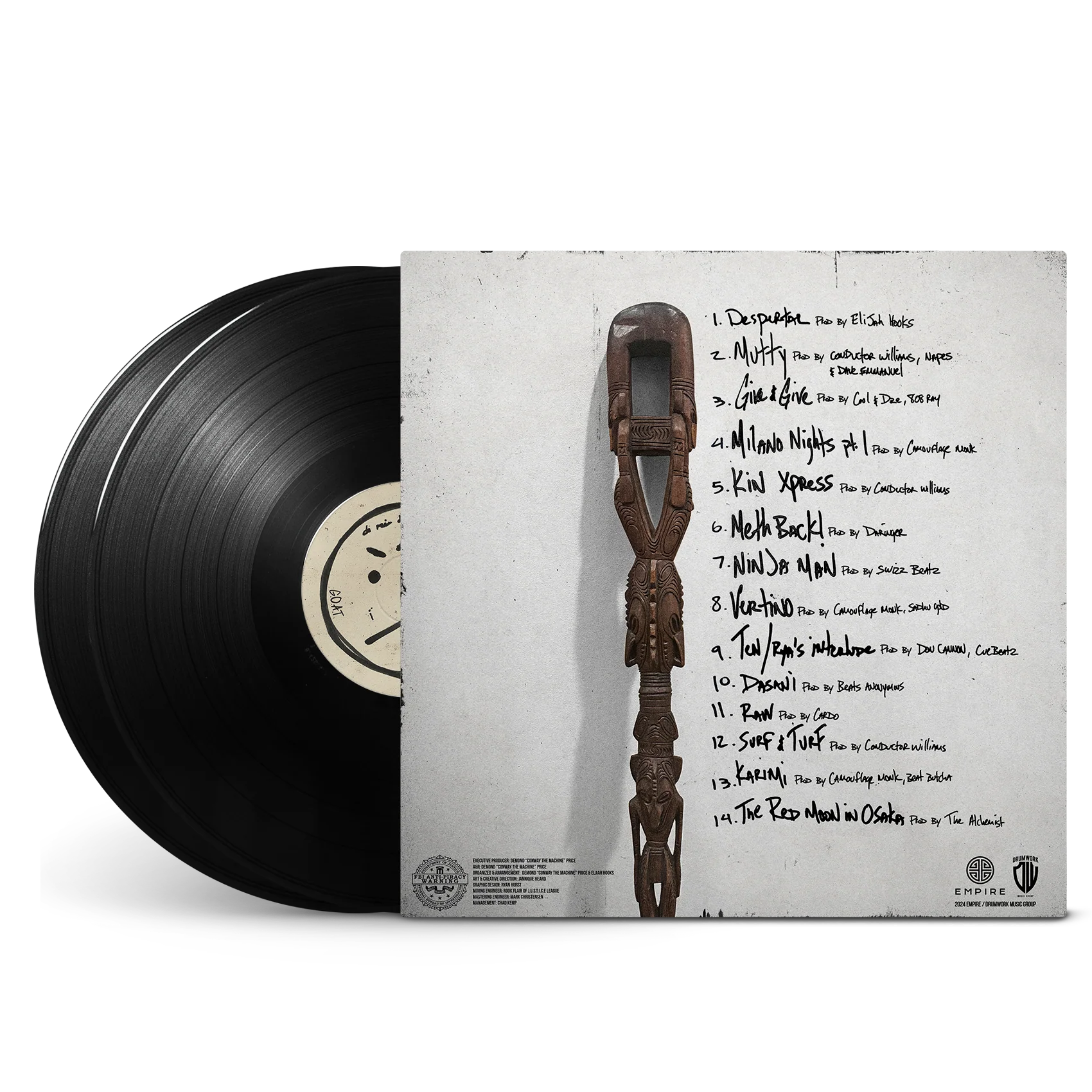 Conway the Machine - Slant Face Killah Vinyl (Black Vinyl) - Image 3