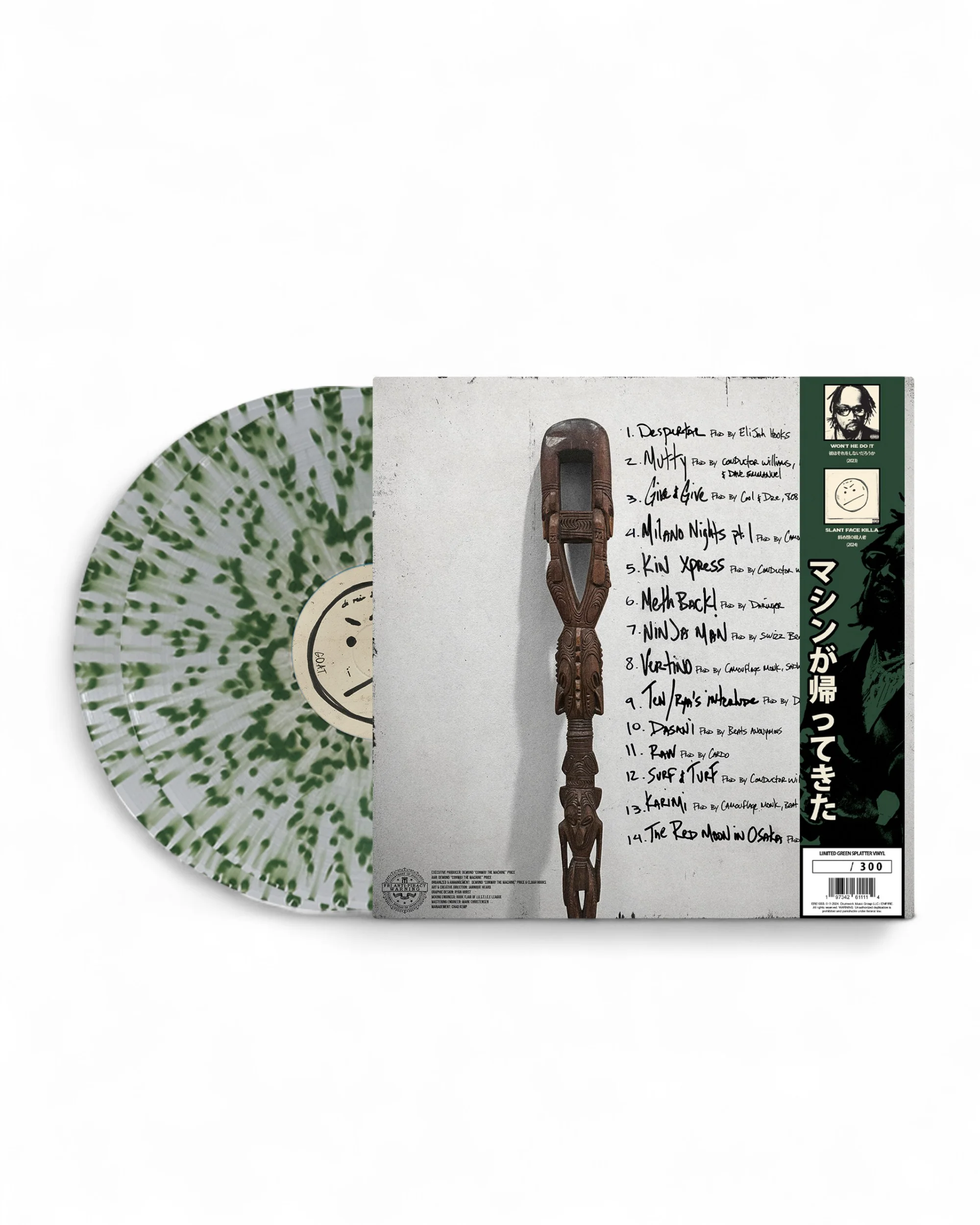 Conway the Machine - Slant Face Killah Vinyl (Green Splatter Vinyl) - Image 2