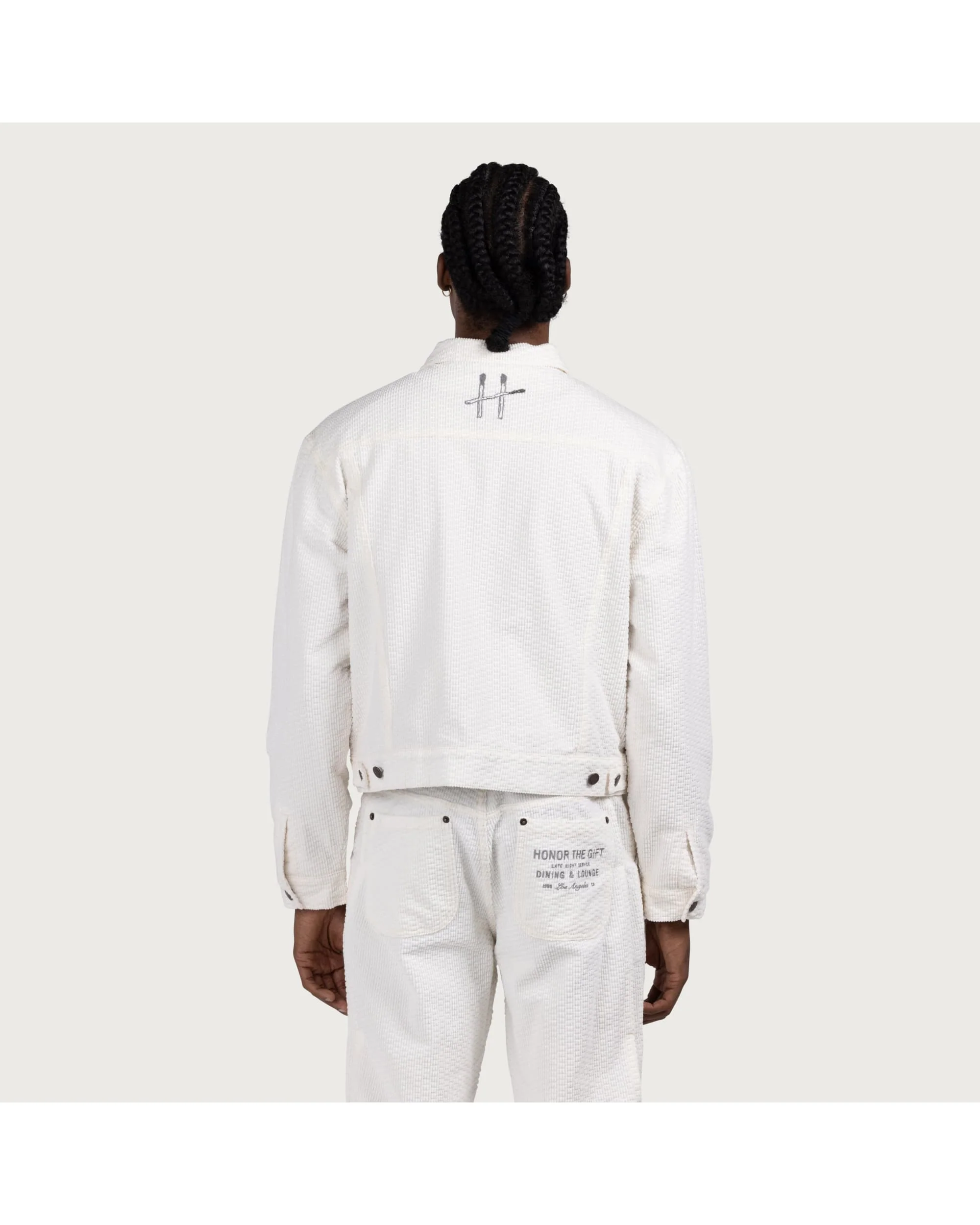 Cord Jacket - Bone - Image 2