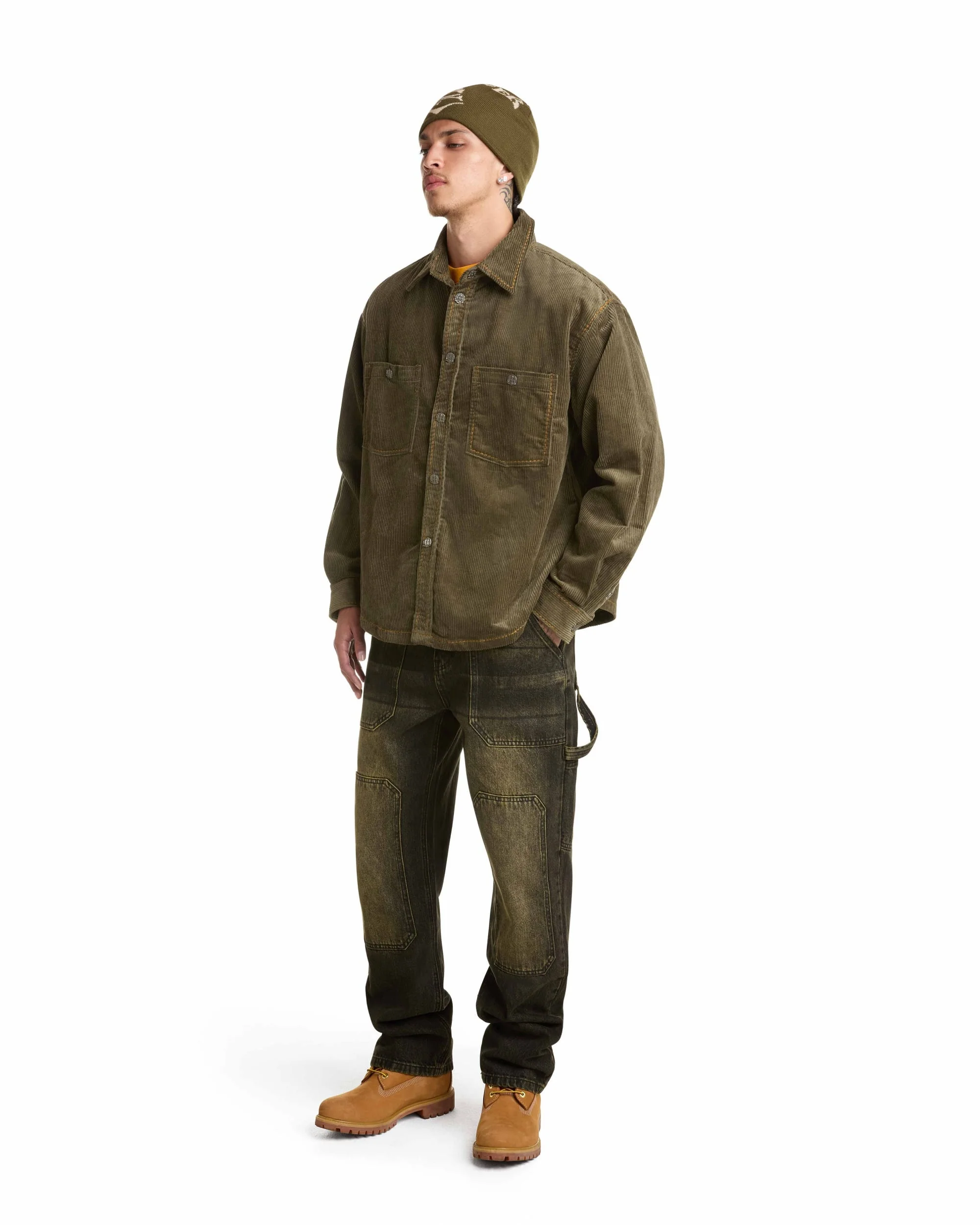 CORDUROY BUTTON-UP SHIRT - Image 4