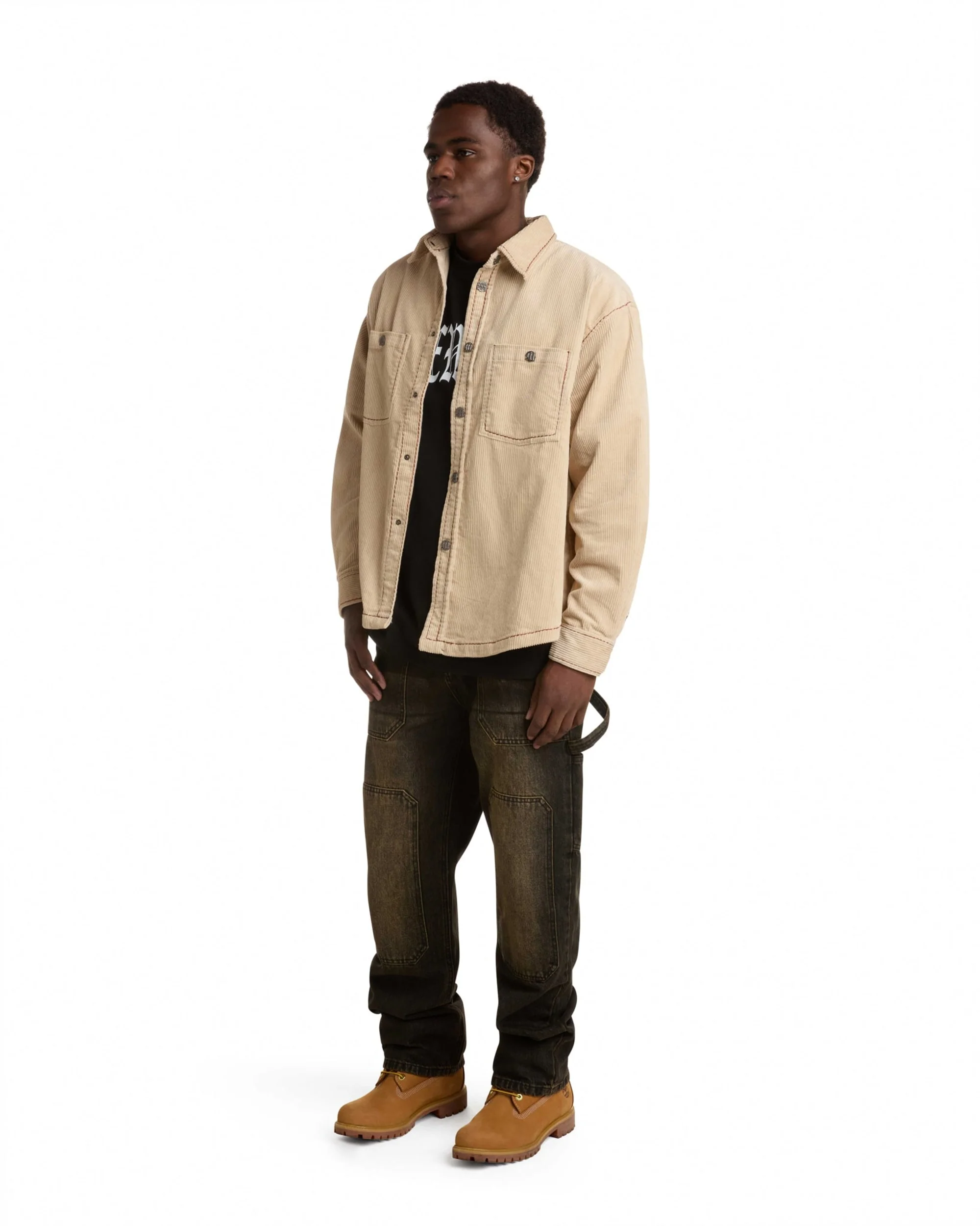 CORDUROY BUTTON-UP SHIRT - Image 4