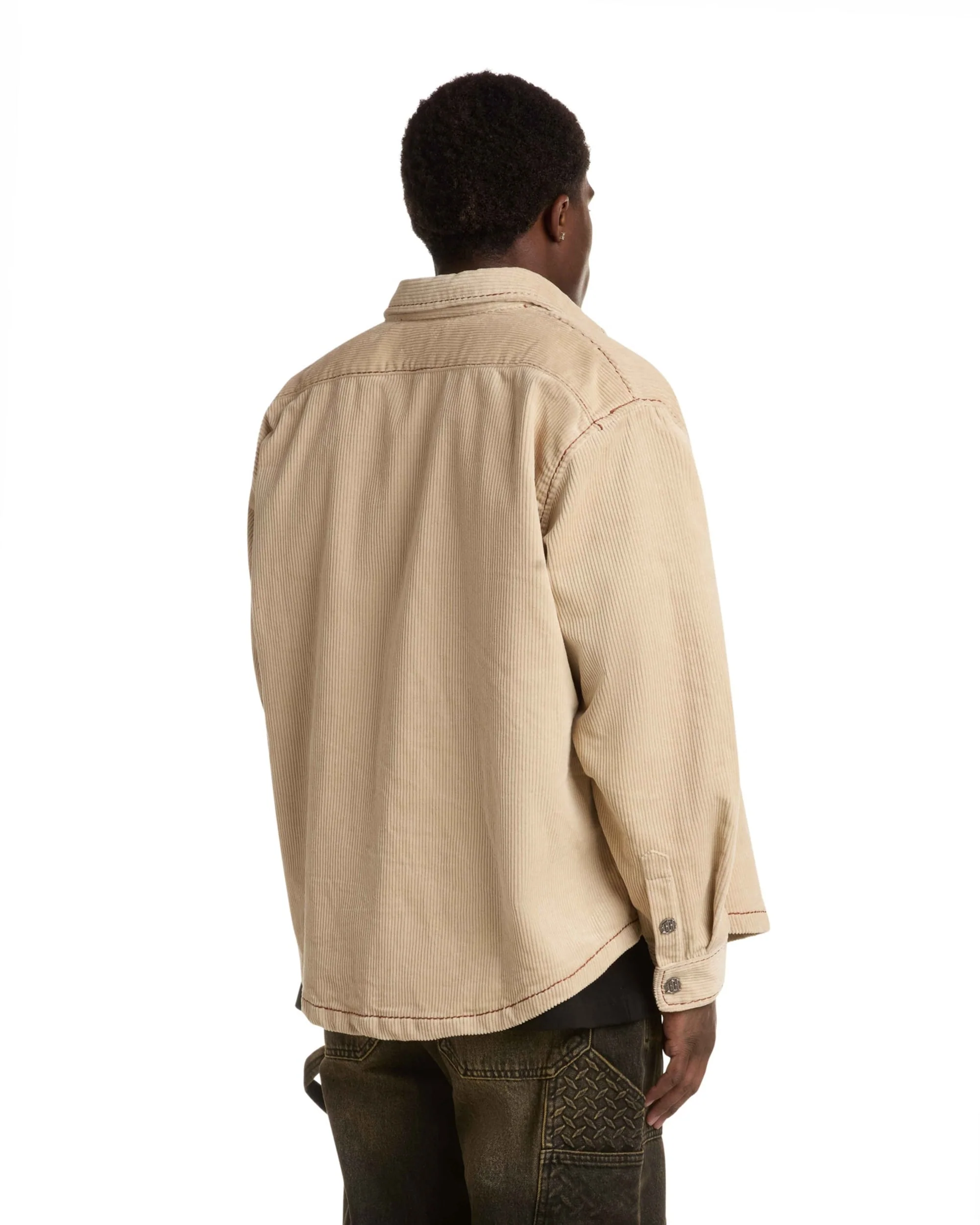 CORDUROY BUTTON-UP SHIRT - Image 5
