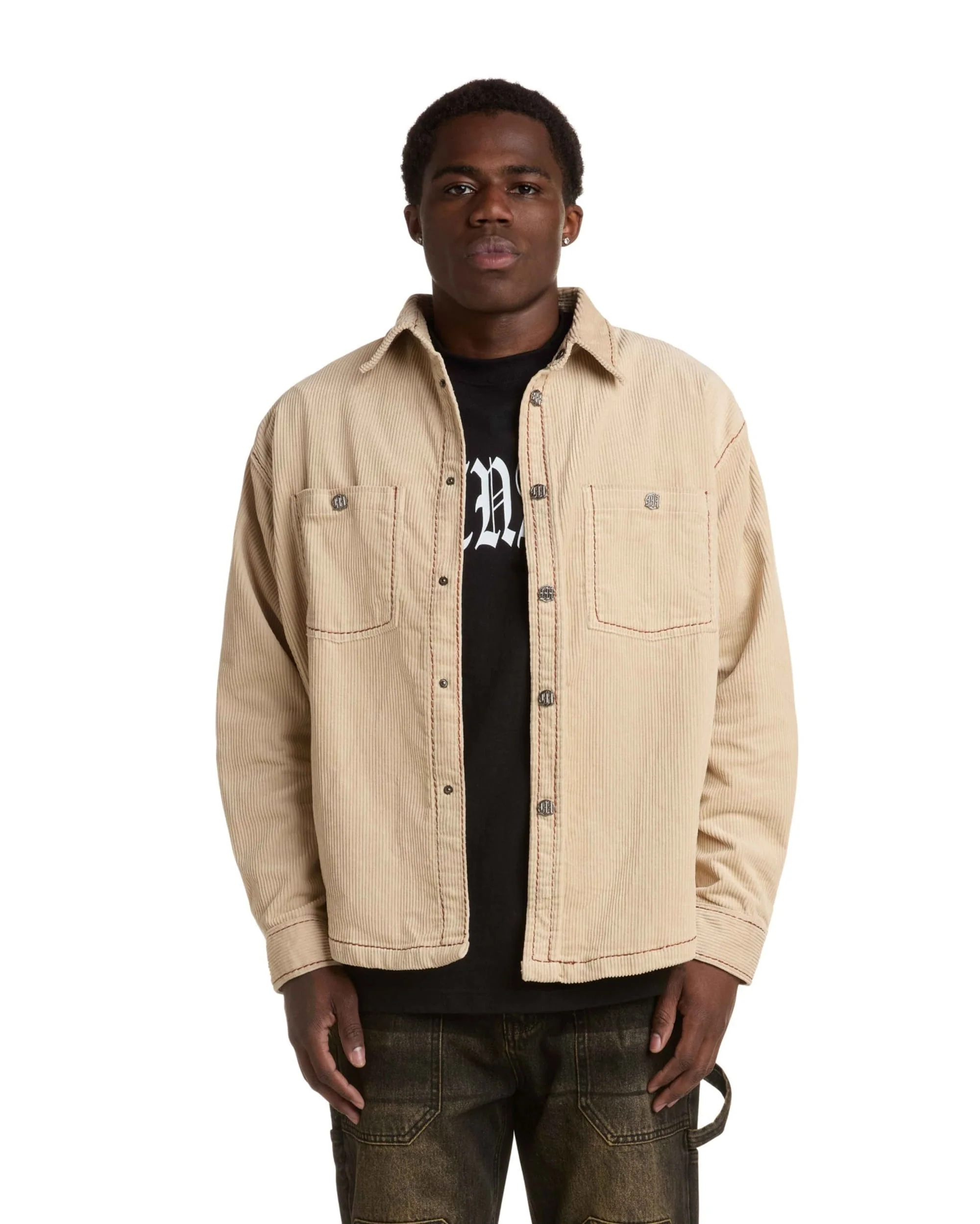 CORDUROY BUTTON-UP SHIRT - Image 6