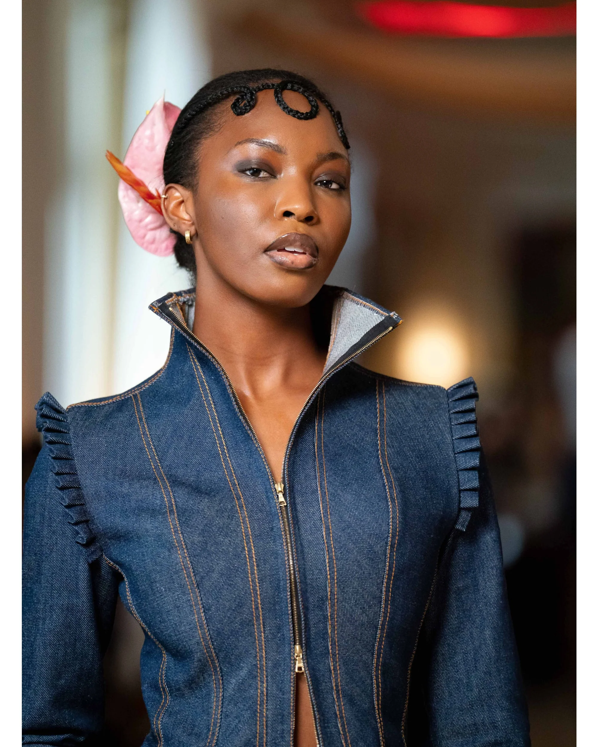 Corset Denim Jacket - Pre Order - Image 4