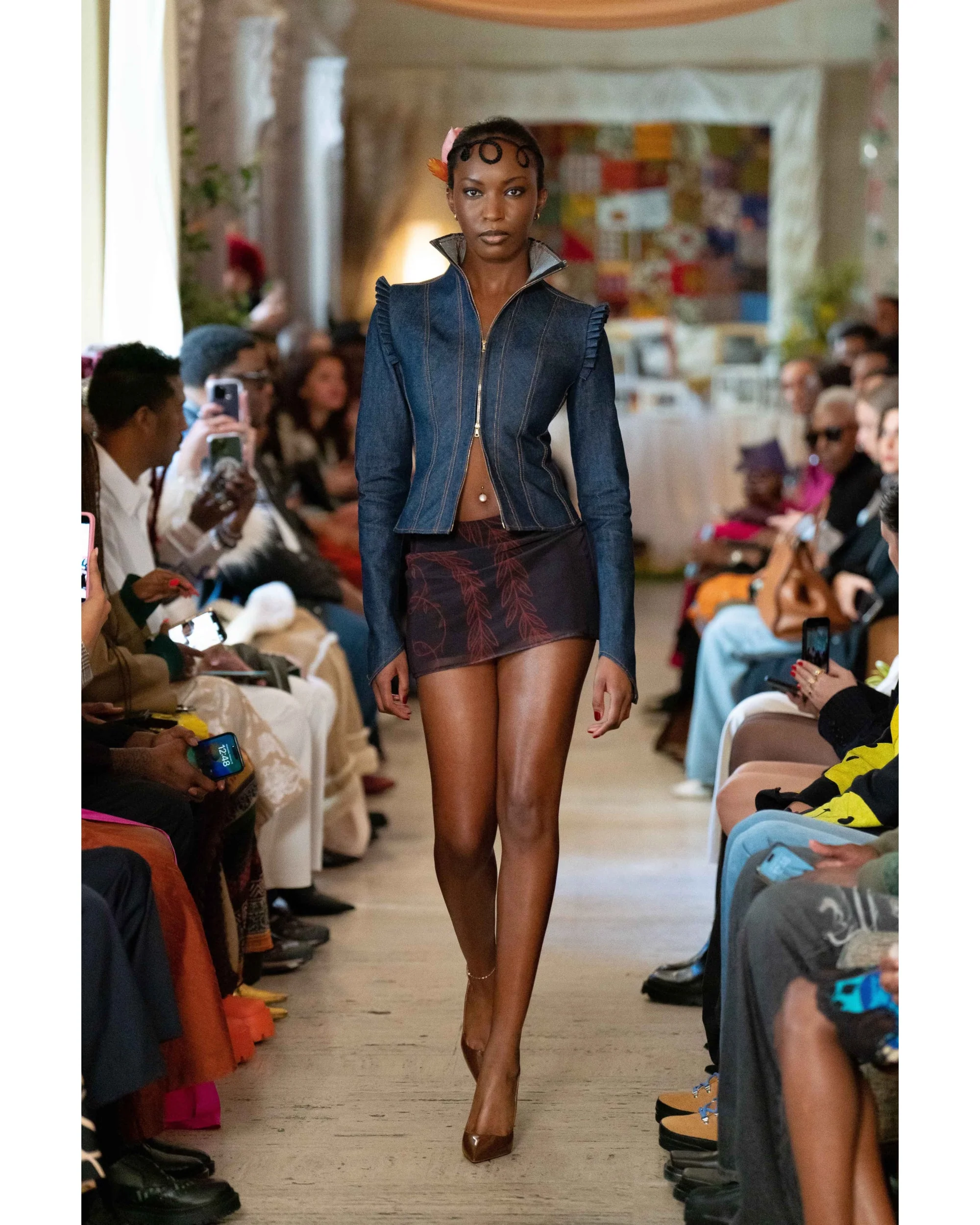 Corset Denim Jacket - Pre Order - Image 5