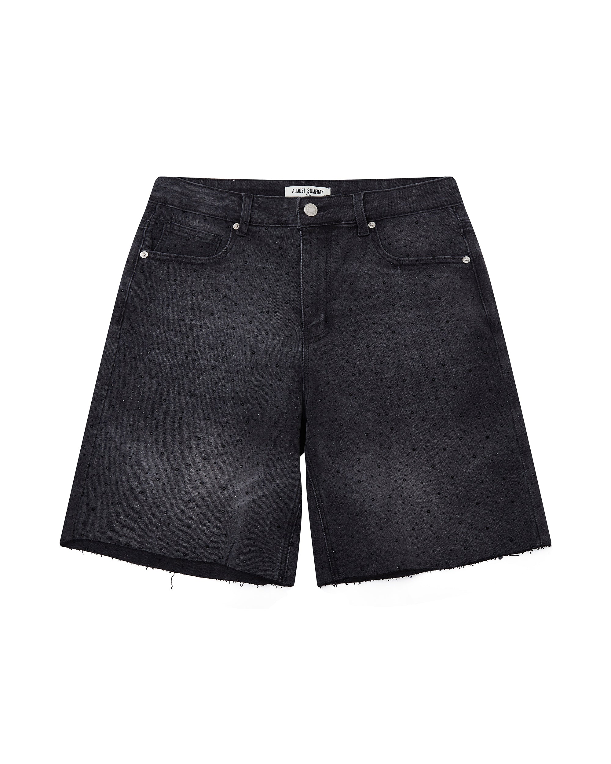 Cosmo Denim Jorts - Washed Black