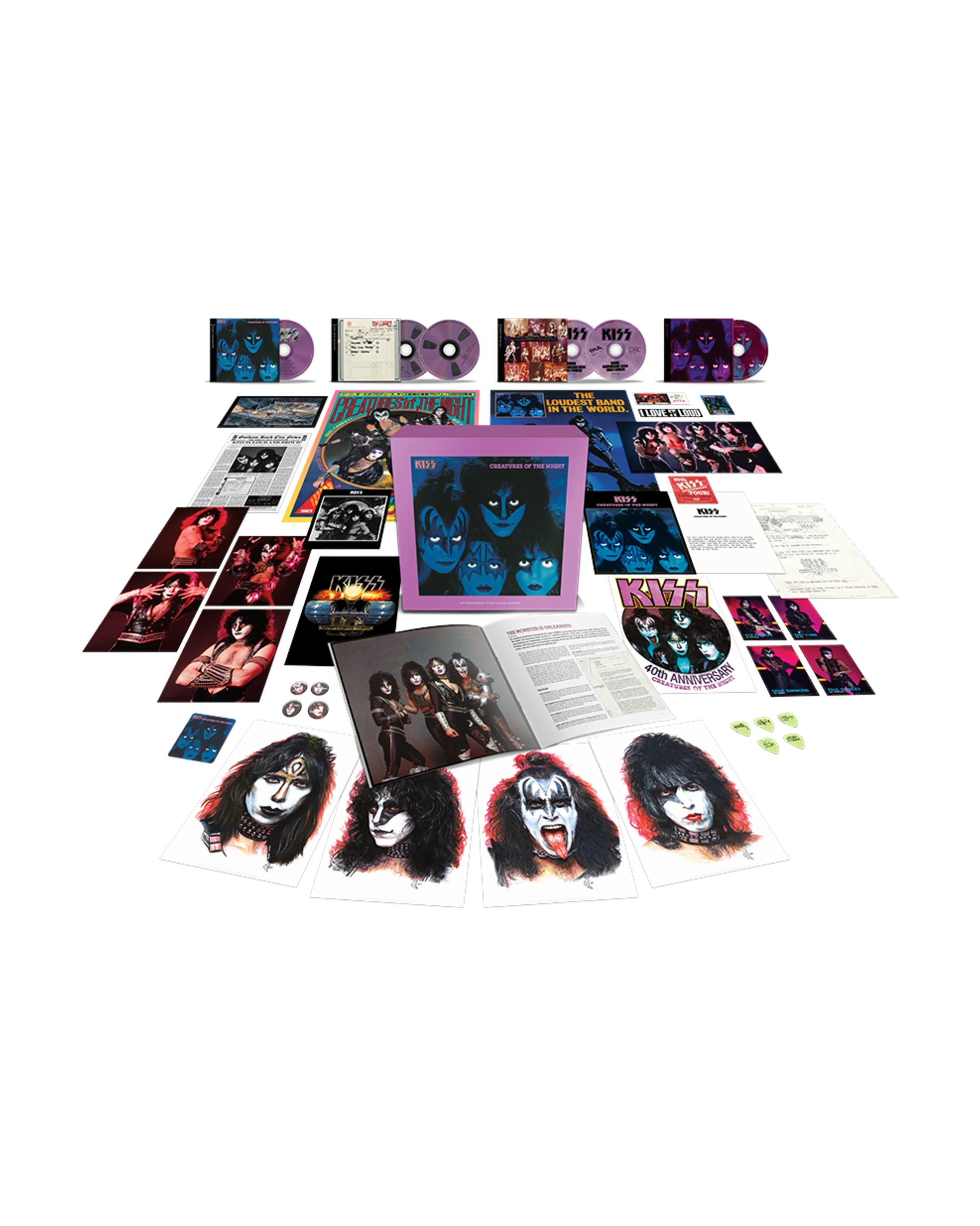 Creatures Of the Night 40th Anniversary Super Deluxe Edition CD Box Set