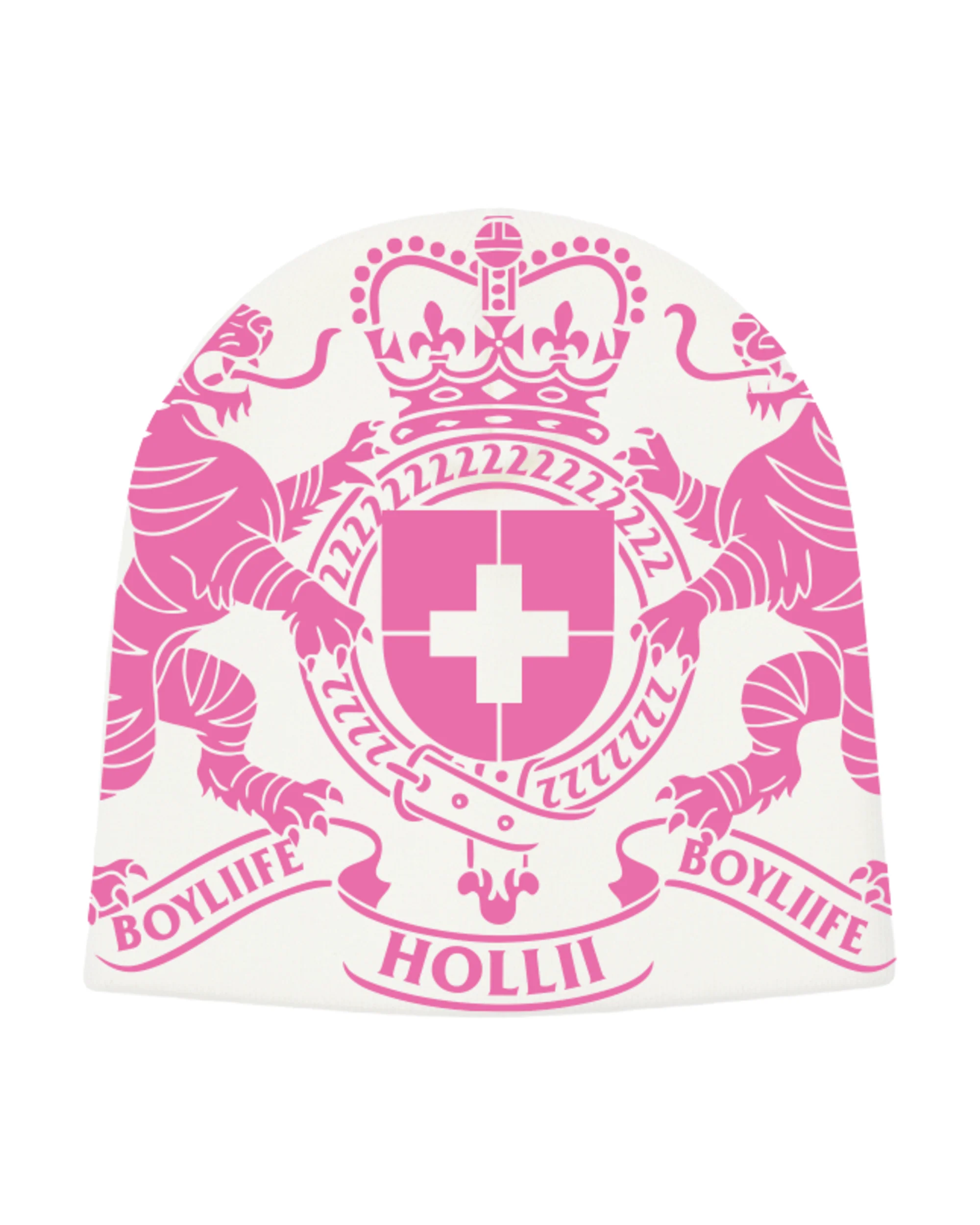 Crest Pink Beanie