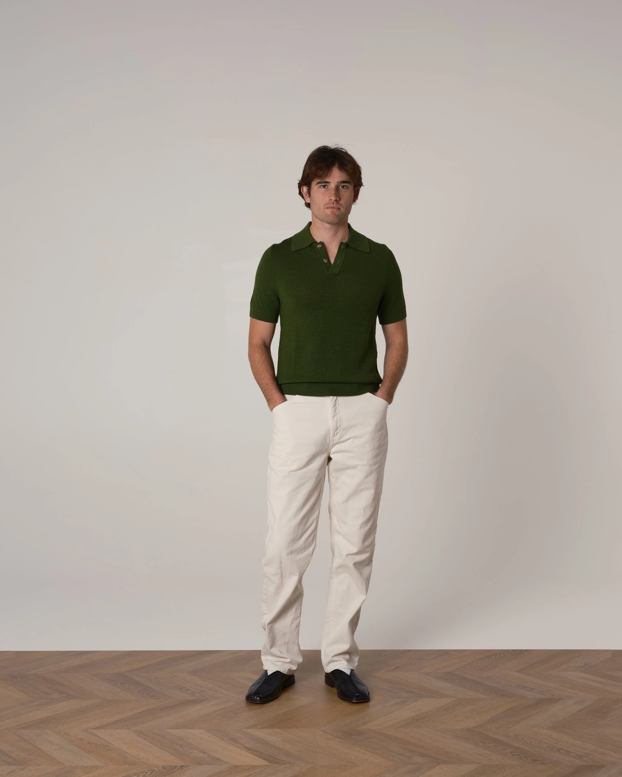 Crochet Knit Polo - Image 2