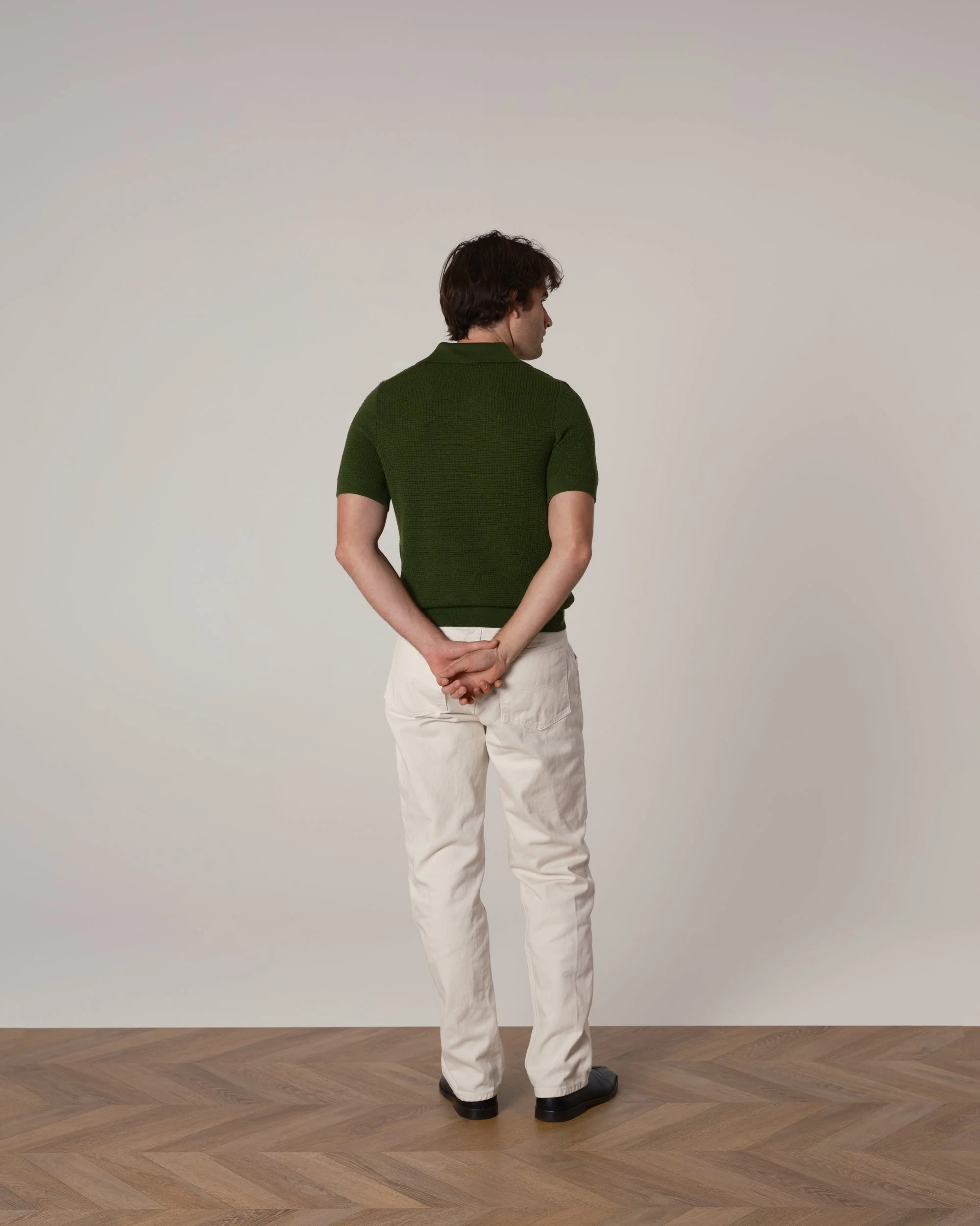Crochet Knit Polo - Image 5