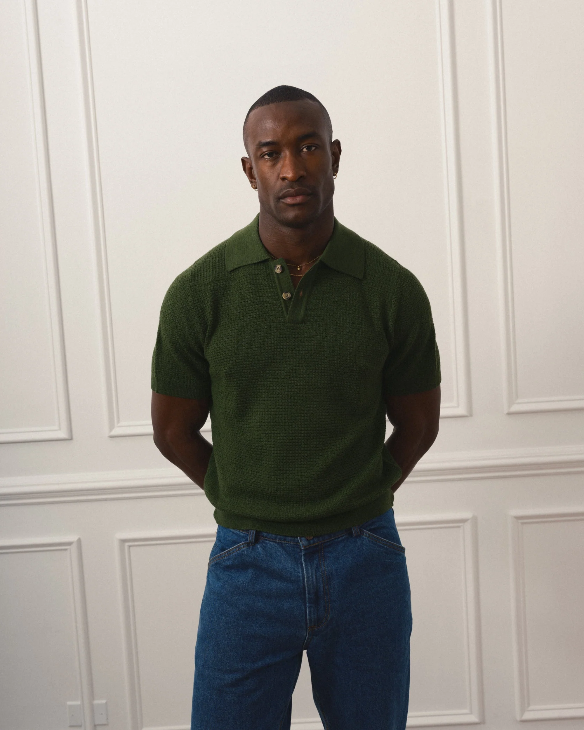 Crochet Knit Polo - Image 8