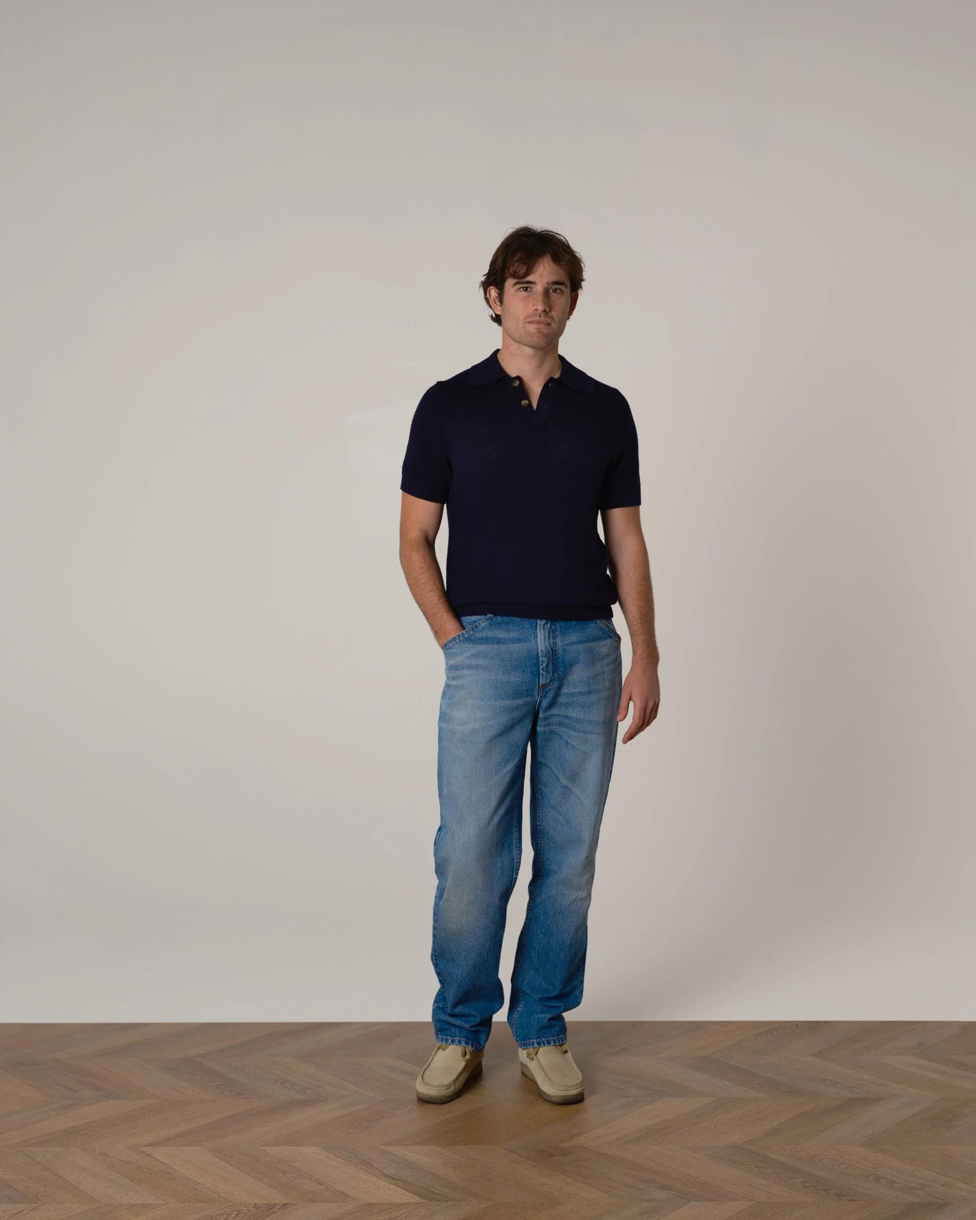 Crochet Knit Polo - Image 9