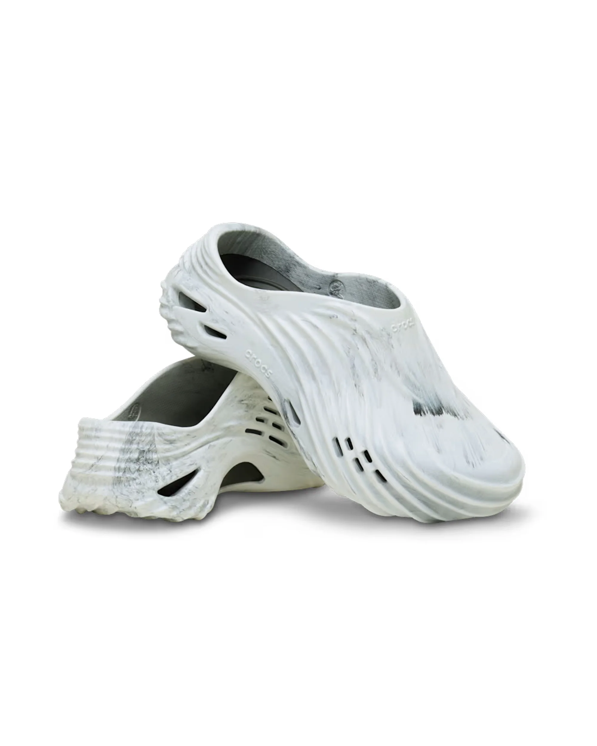 CROCS ECHO WAVE MARBLED BLACK/WHITE - Image 3
