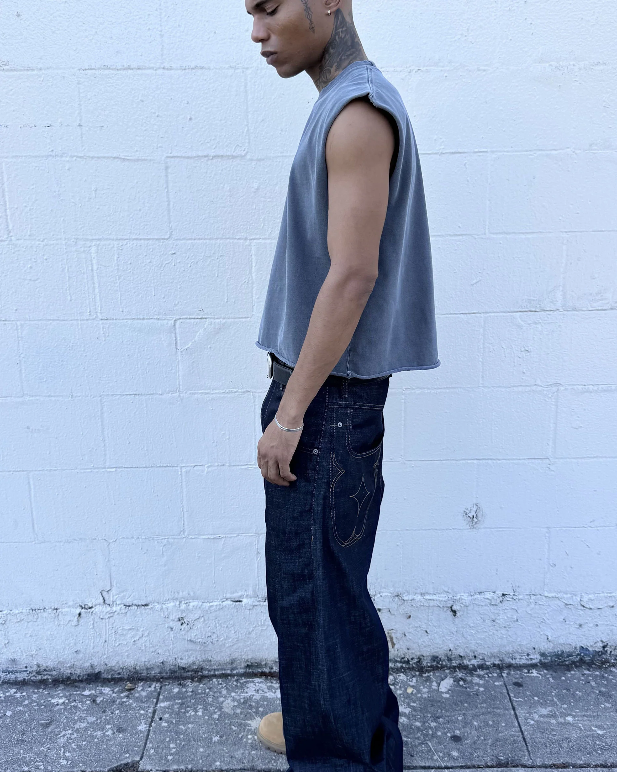 Crop Tank - Gun Metal - Image 4