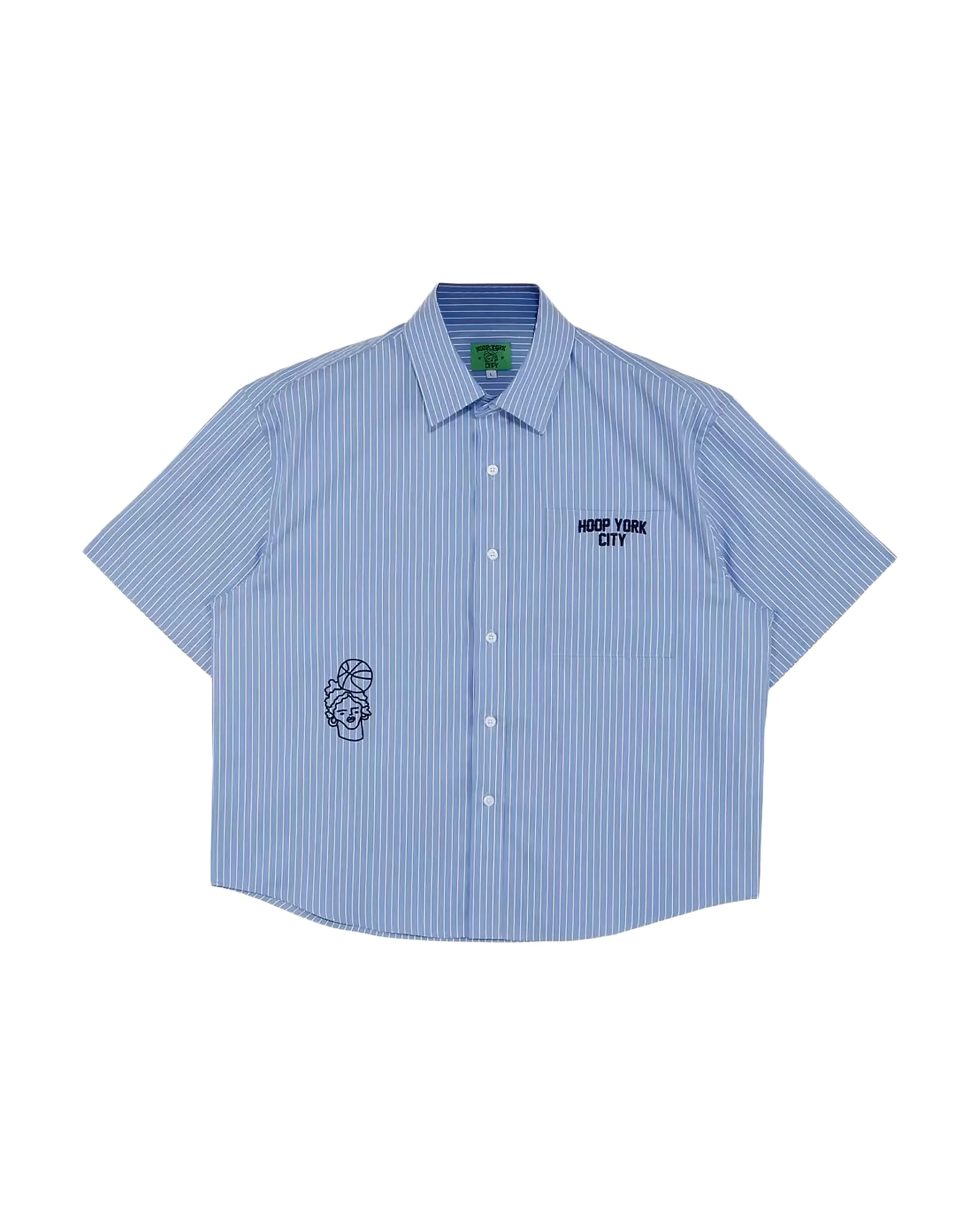 Cropped Poplin Dress Shirt