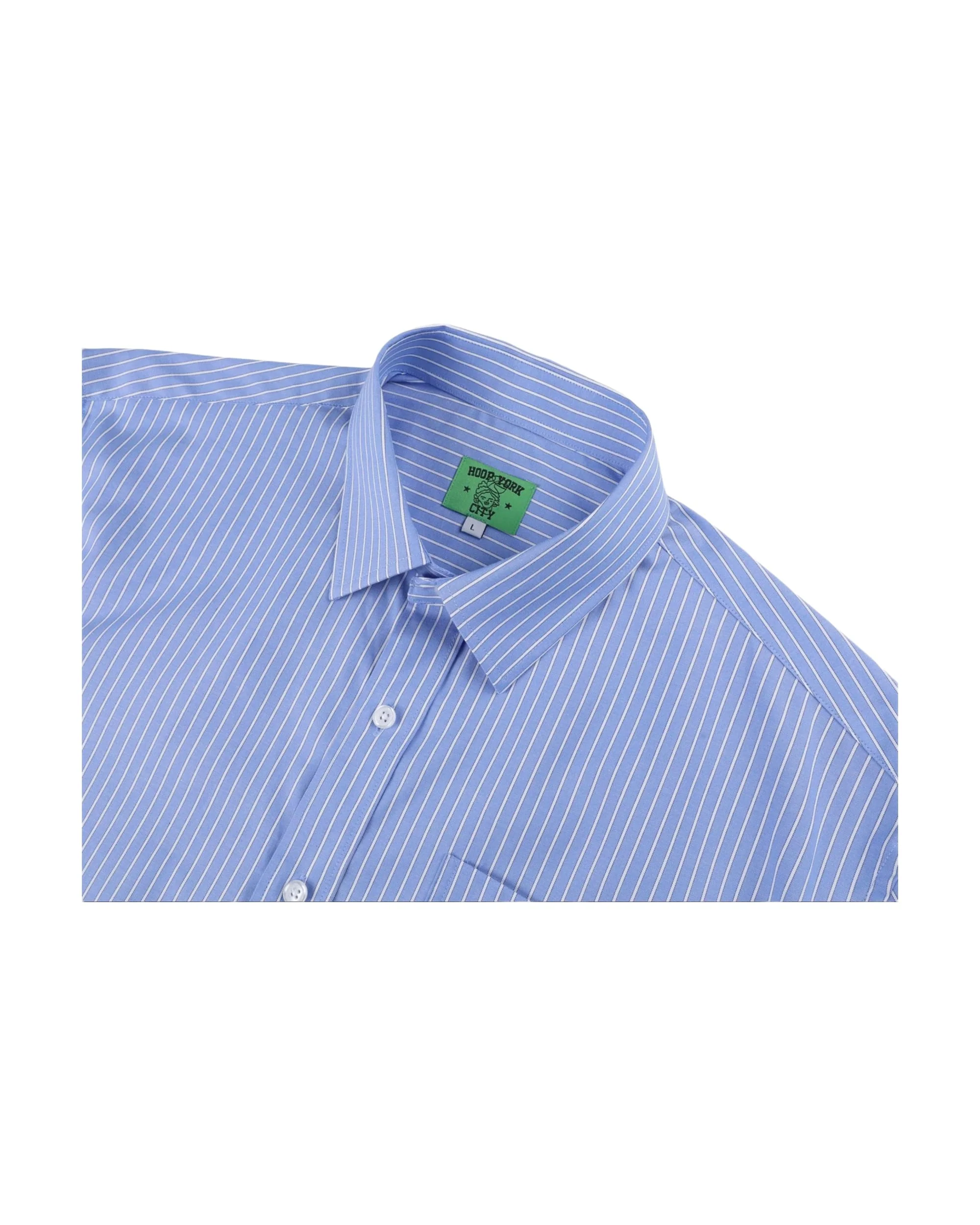 Cropped Poplin Dress Shirt - Image 7