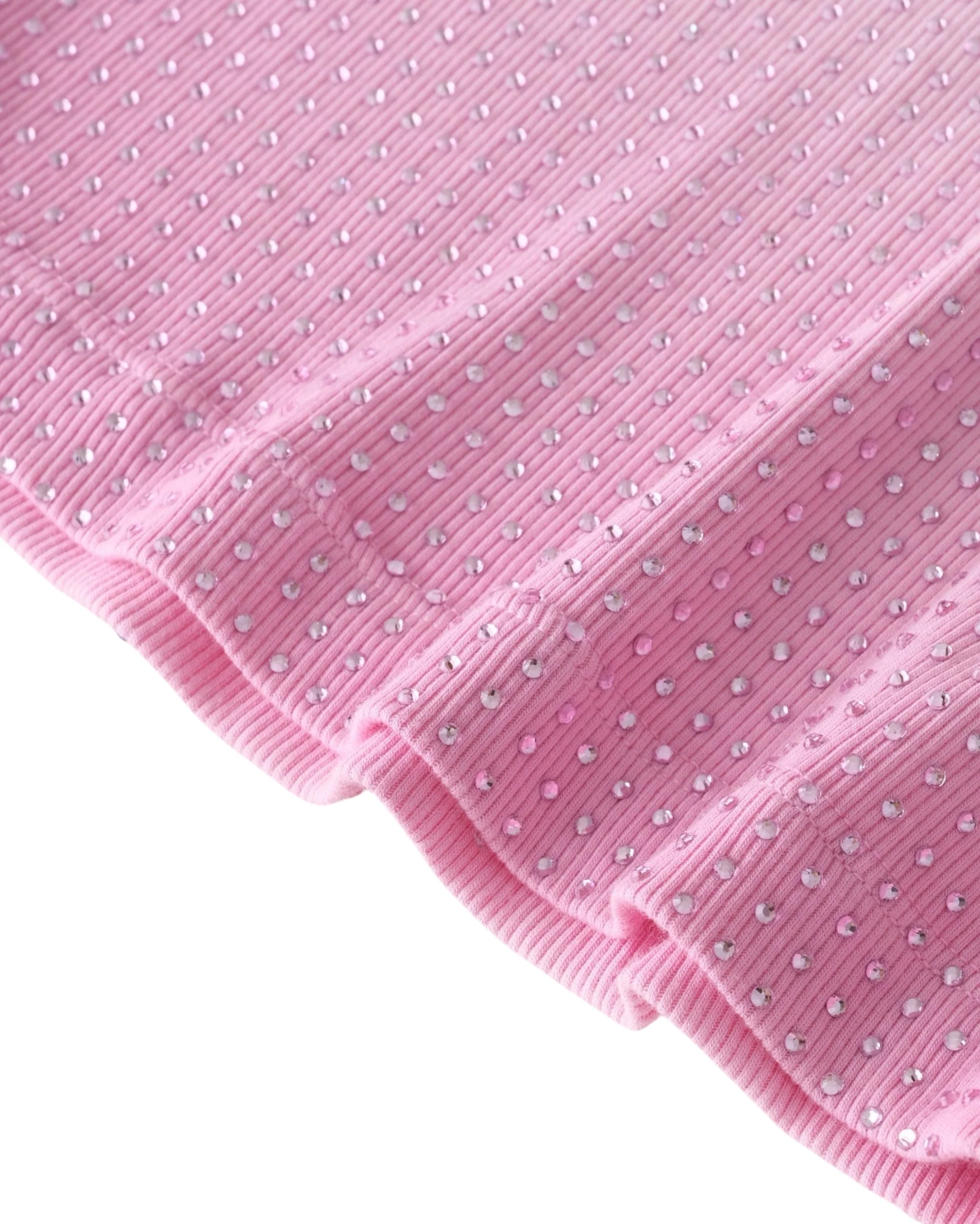 Cropped Stardust Pink Diamond Tank - Image 6