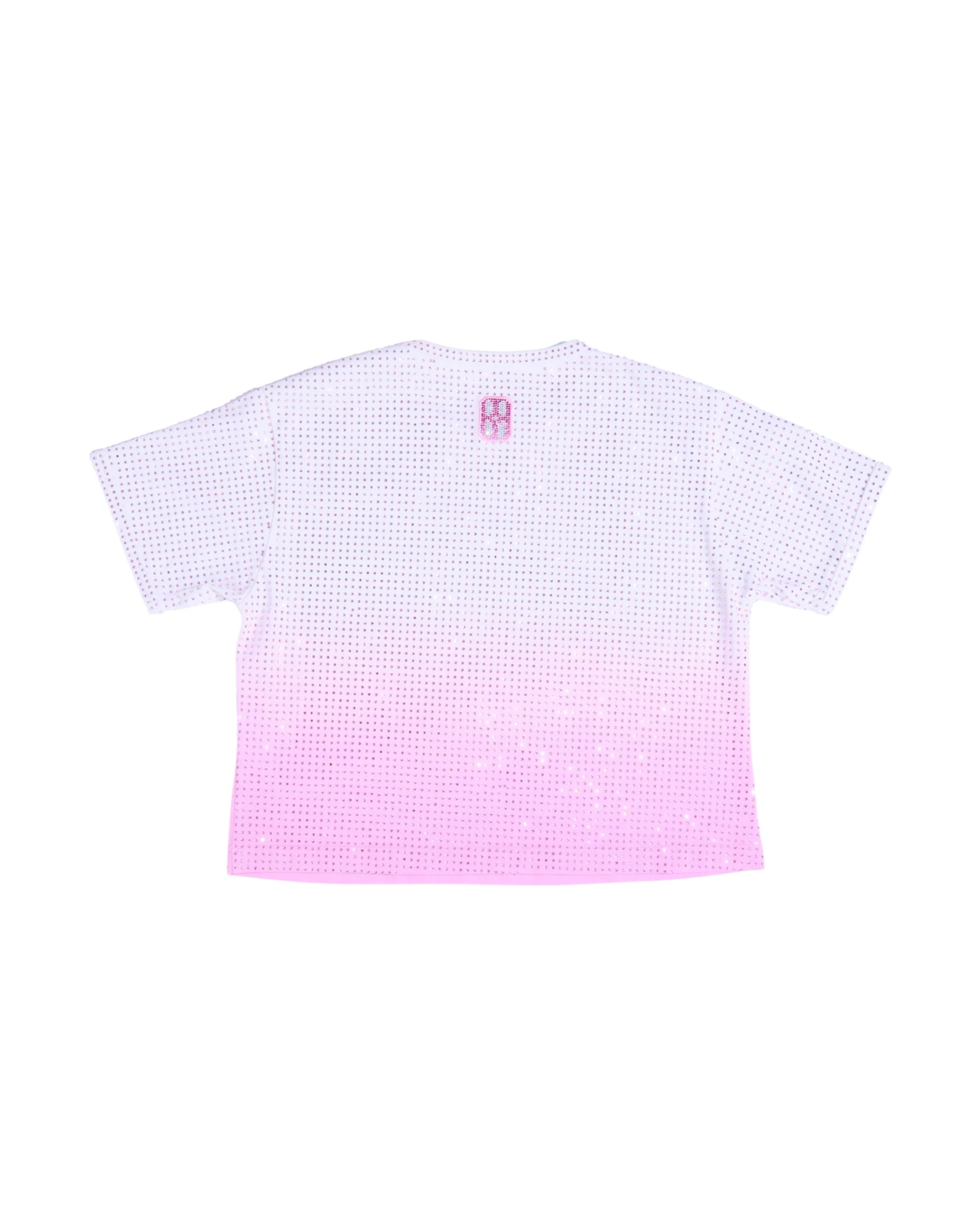 Cropped Stardust Pink Diamond Tee - Image 2