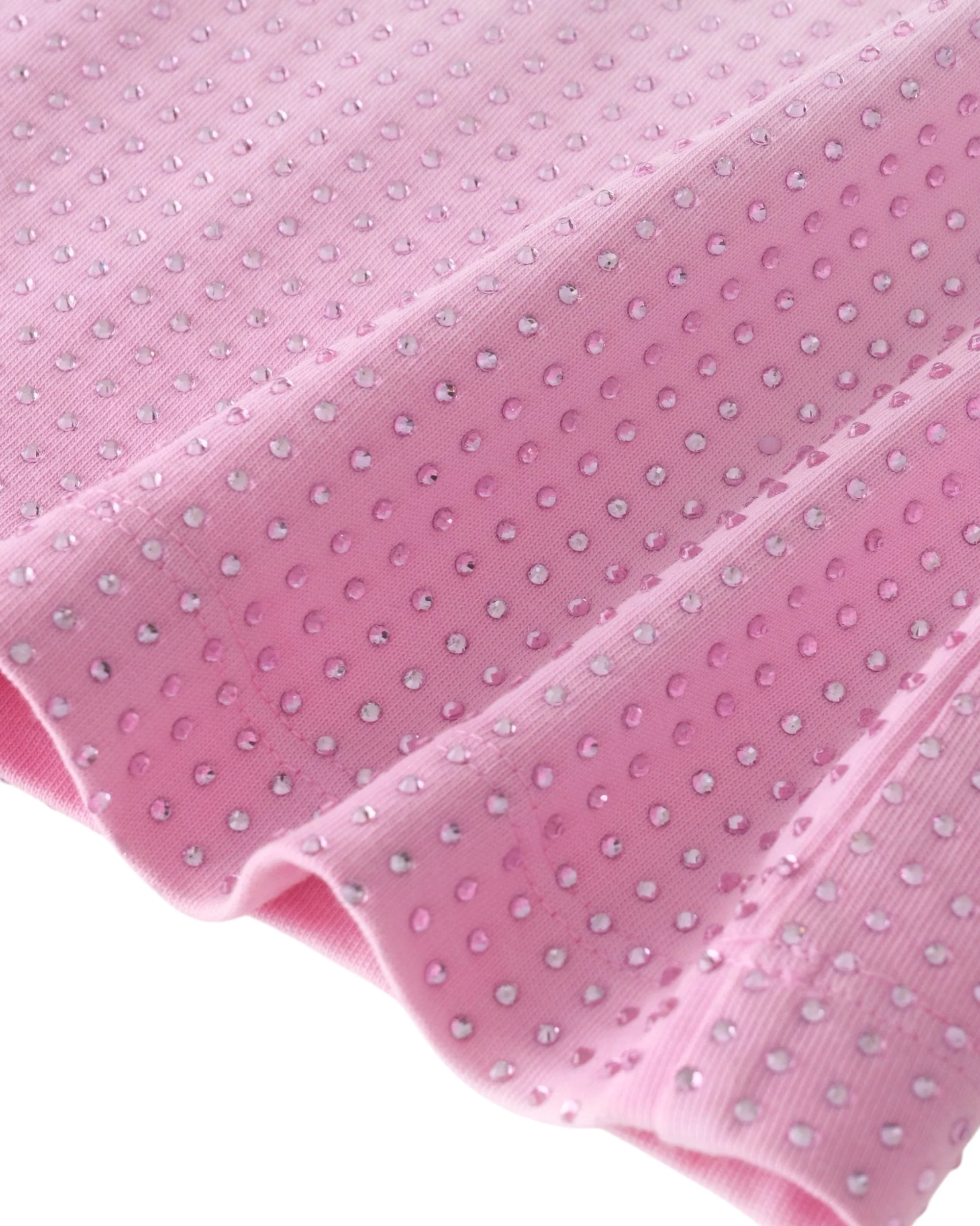 Cropped Stardust Pink Diamond Tee - Image 6