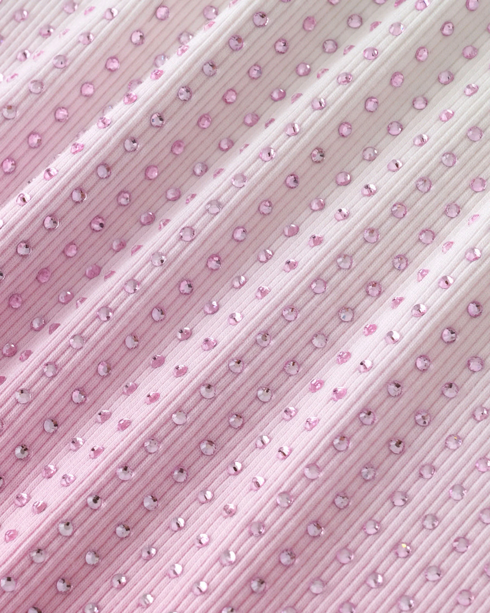 Cropped Stardust Pink Diamond Tee - Image 7