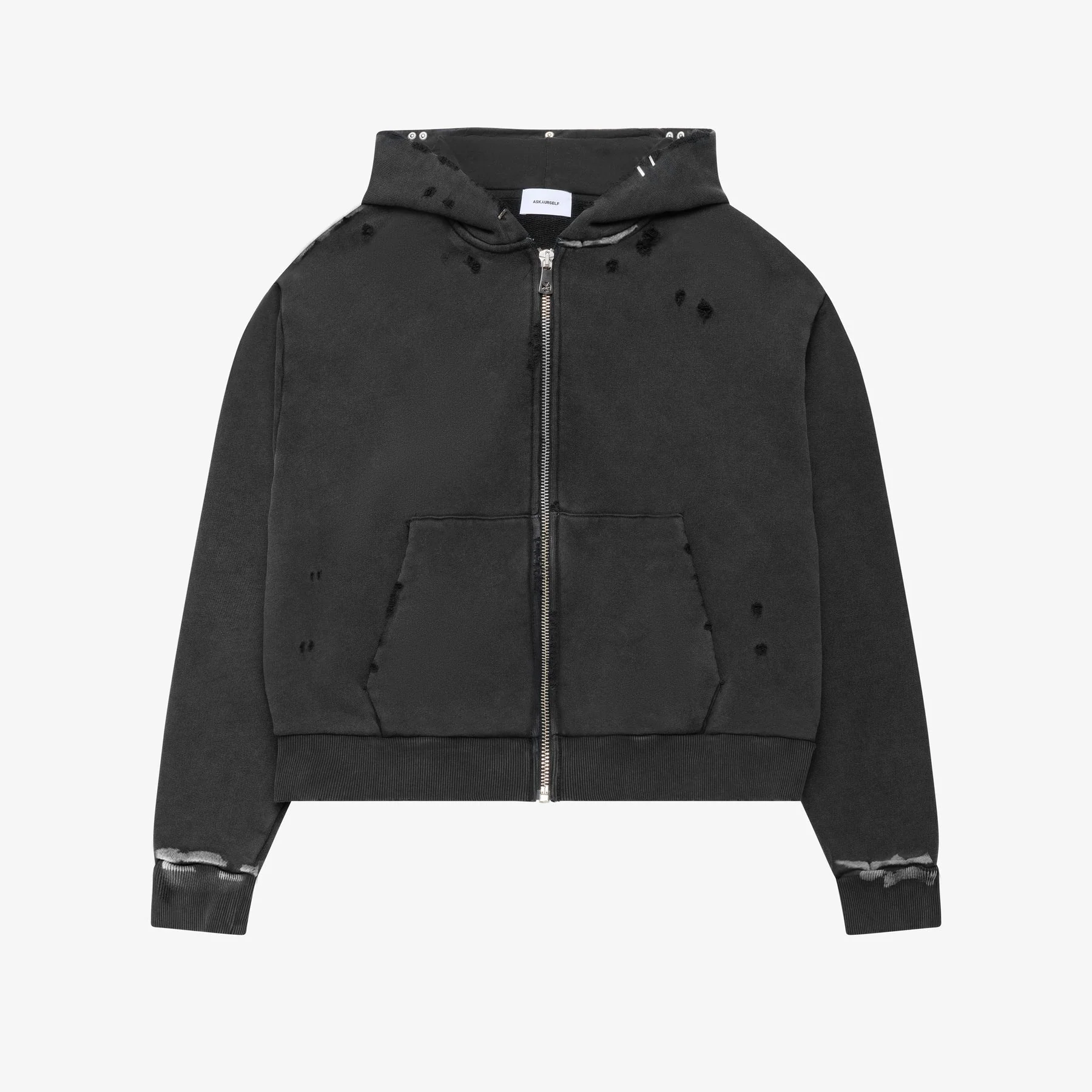 CROPPED VINTAGE ZIP HOODIE - Image 11